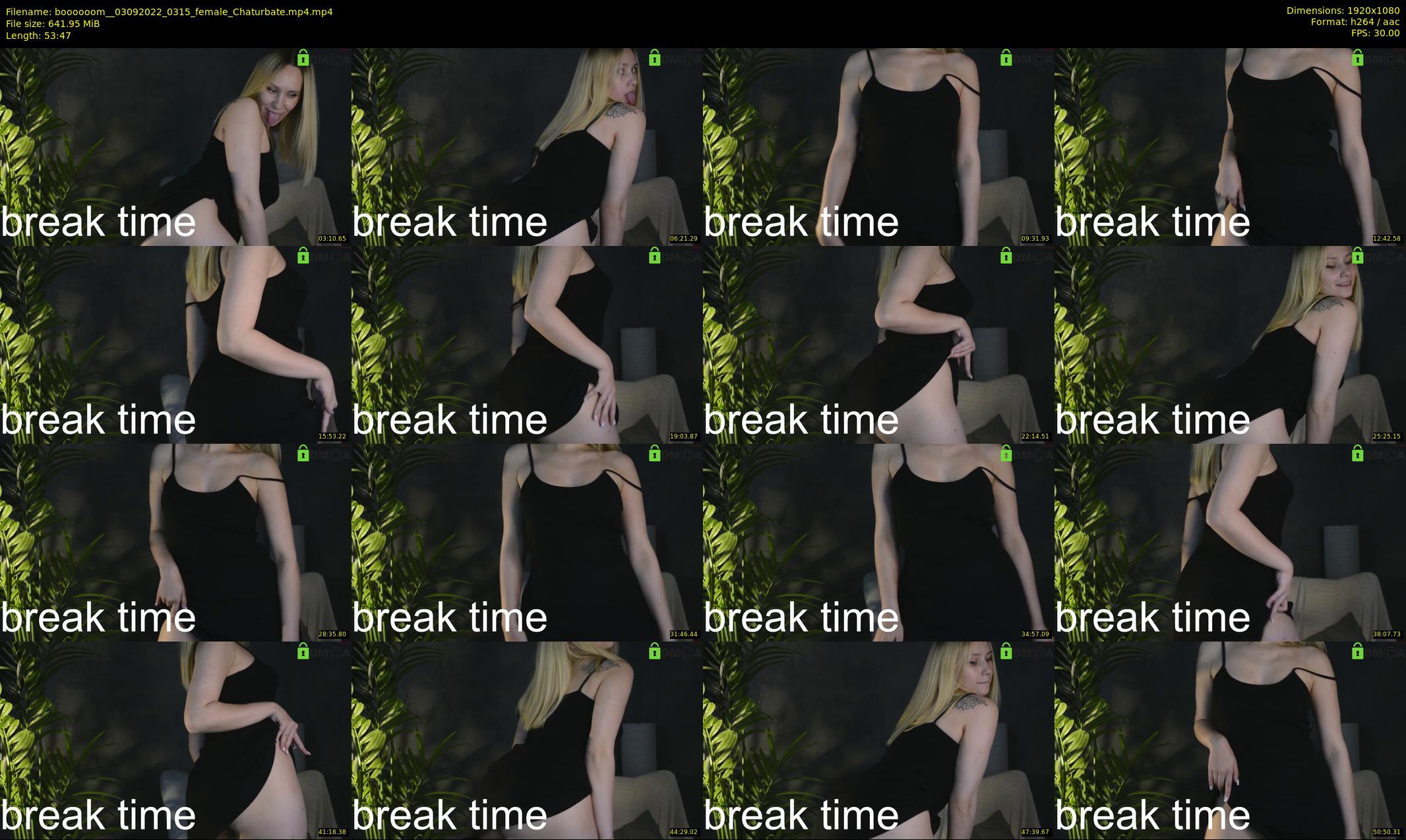 boooooom_ — 54 minute Chaturbate female cam show recording, 1080p, Sep 3, 2022