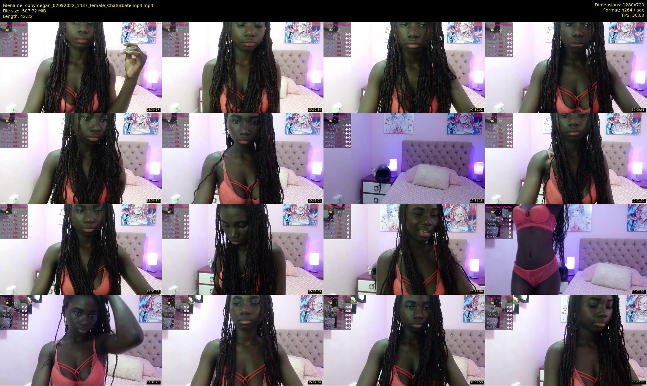 conymegan — 43 minute Chaturbate female cam show recording, 720p, Sep 2, 2022