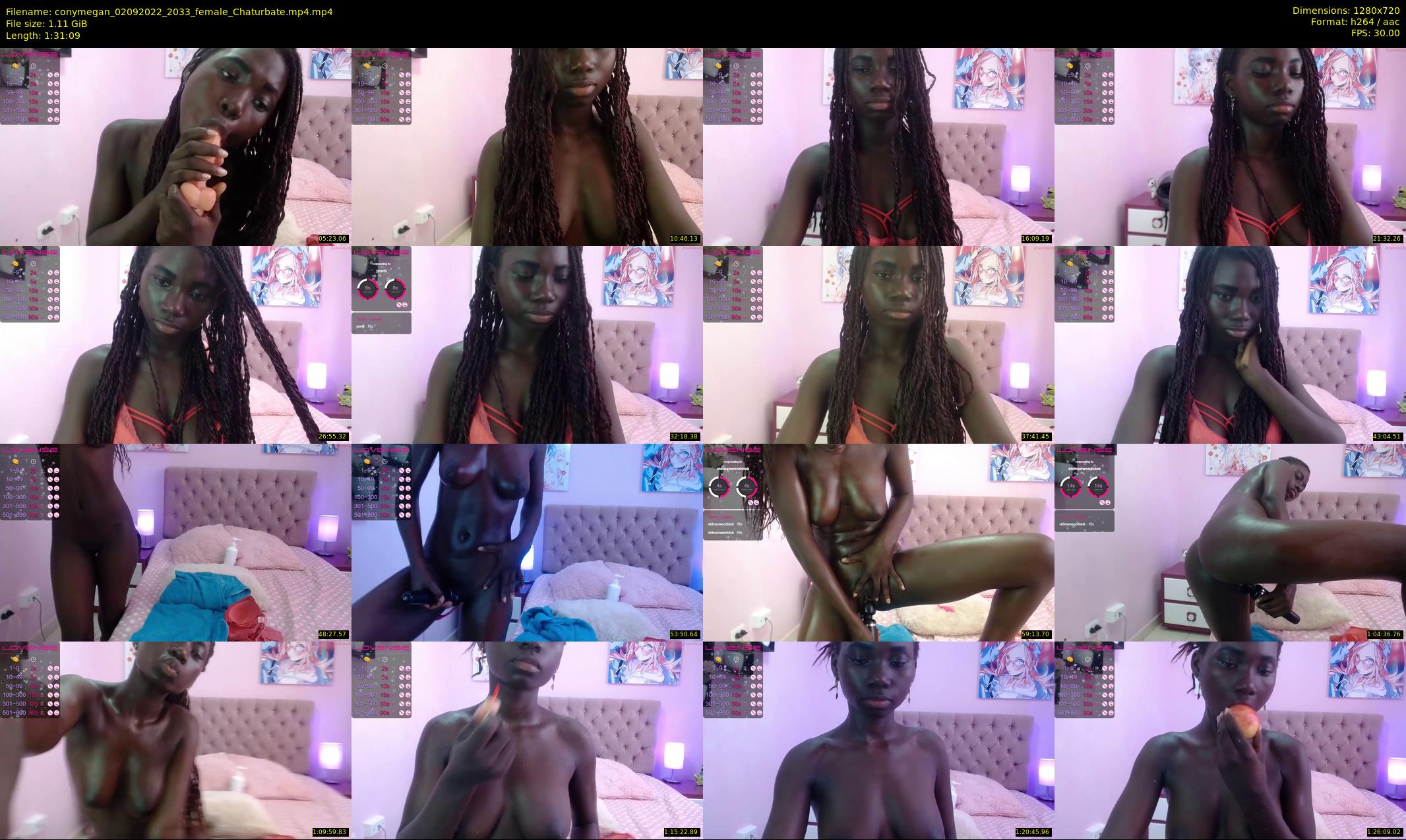 conymegan — 92 minute Chaturbate female cam show recording, 720p, Sep 2, 2022