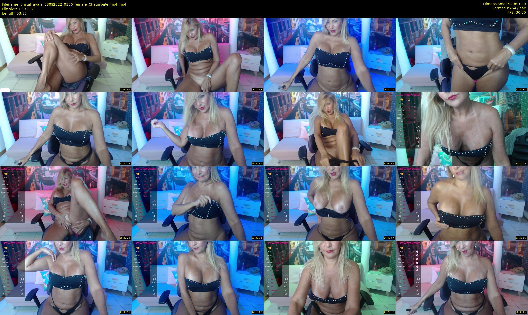 cristal_ayala — 54 minute Chaturbate female cam show recording, 1080p, Sep 3, 2022