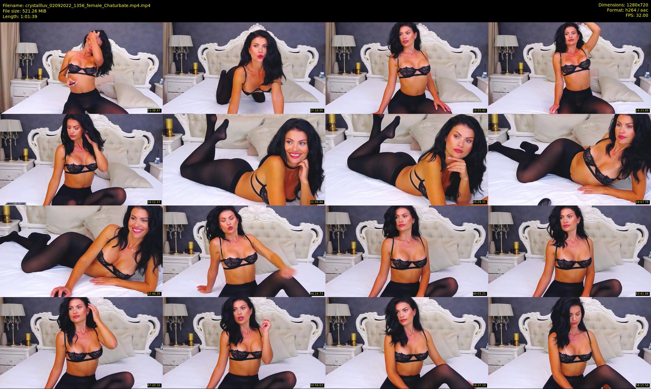 crystallluv — 62 minute Chaturbate female cam show recording, 720p, Sep 2, 2022