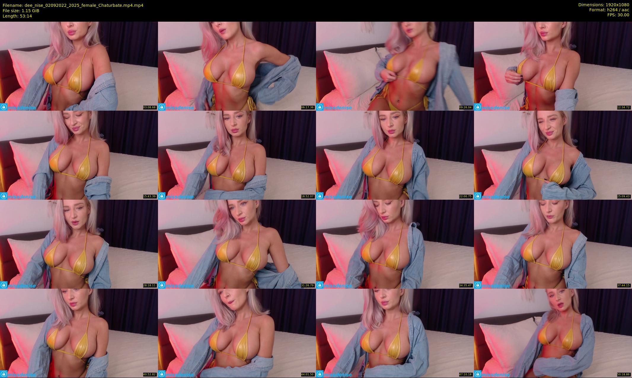 dee_nise — 54 minute Chaturbate female cam show recording, 1080p, Sep 2, 2022