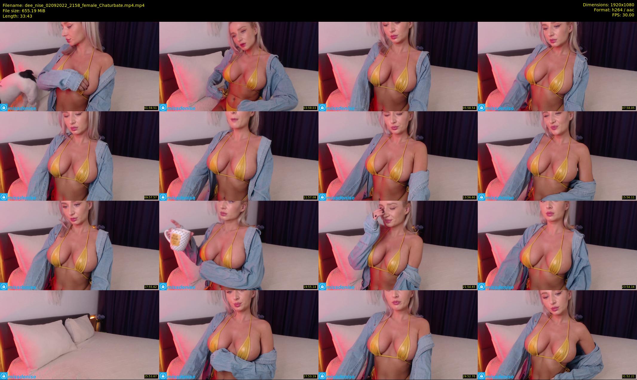 dee_nise — 34 minute Chaturbate female cam show recording, 1080p, Sep 2, 2022