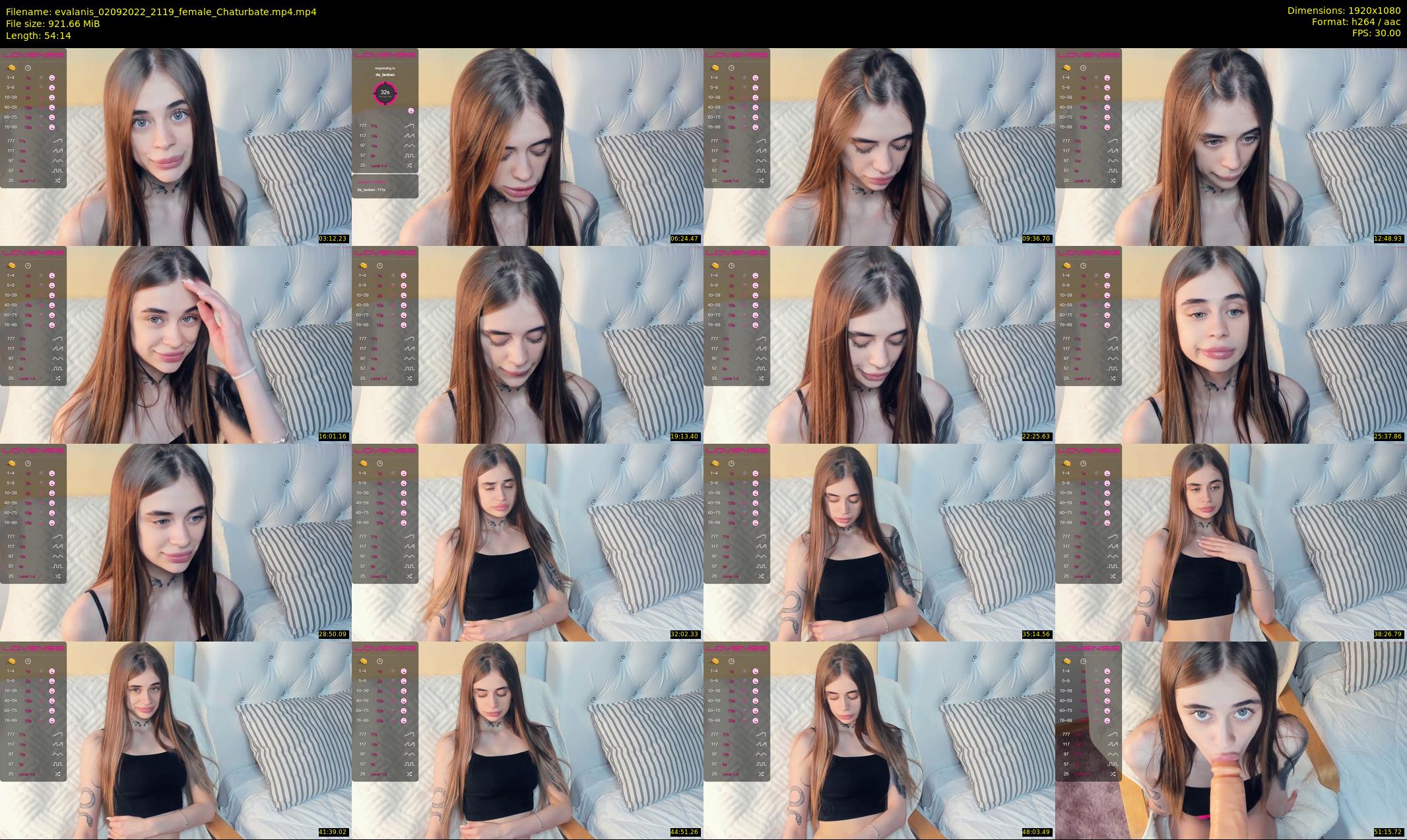evalanis — 55 minute Chaturbate couple cam show recording, 1080p, Sep 2, 2022