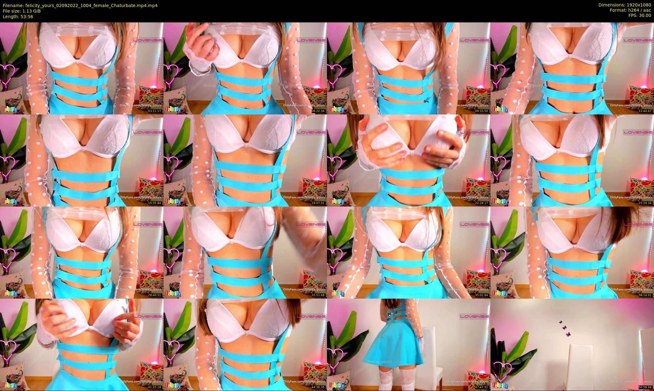 felicity_yours — 54 minute Chaturbate female cam show recording, 1080p, Sep 2, 2022