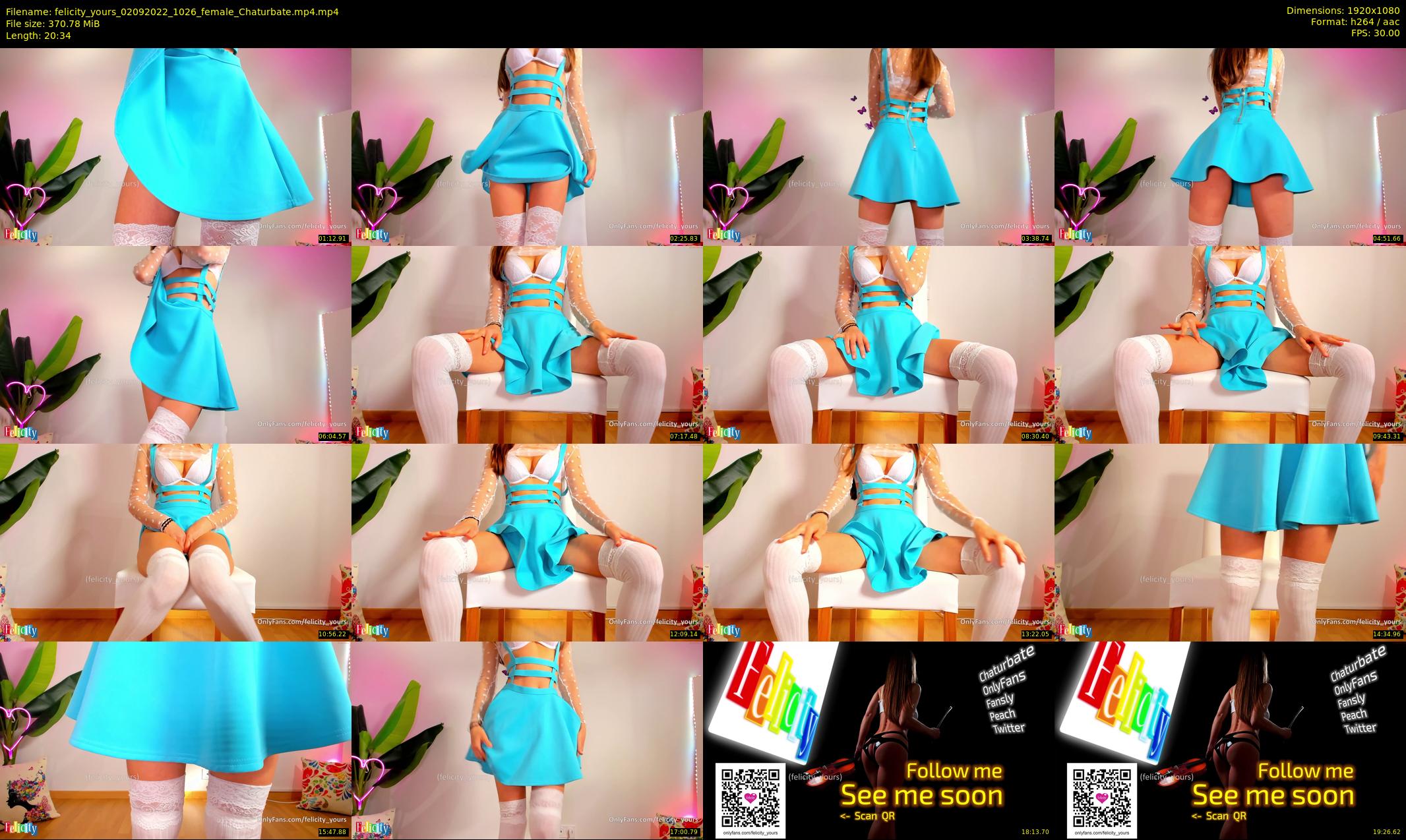 felicity_yours — 21 minute Chaturbate female cam show recording, 1080p, Sep 2, 2022
