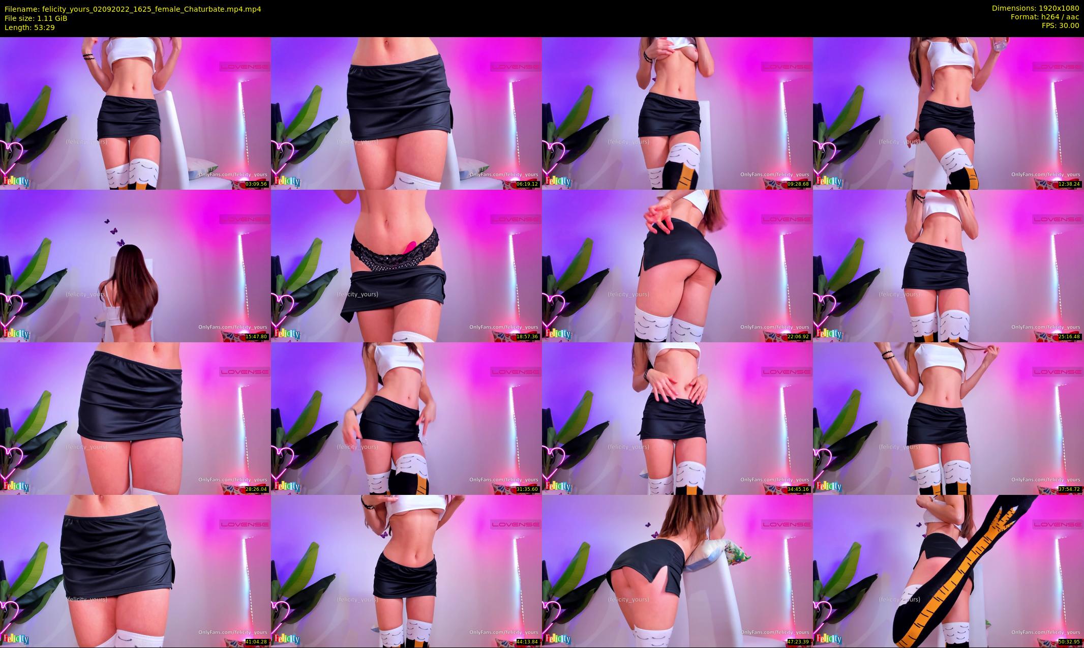 felicity_yours — 54 minute Chaturbate female cam show recording, 1080p, Sep 2, 2022