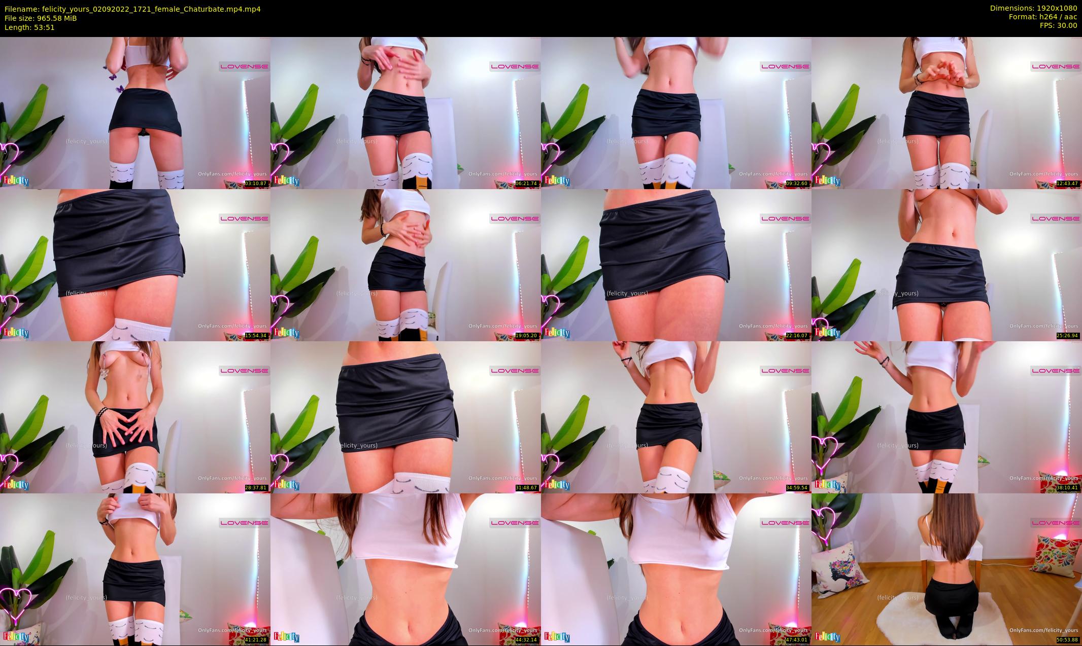 felicity_yours — 54 minute Chaturbate female cam show recording, 1080p, Sep 2, 2022