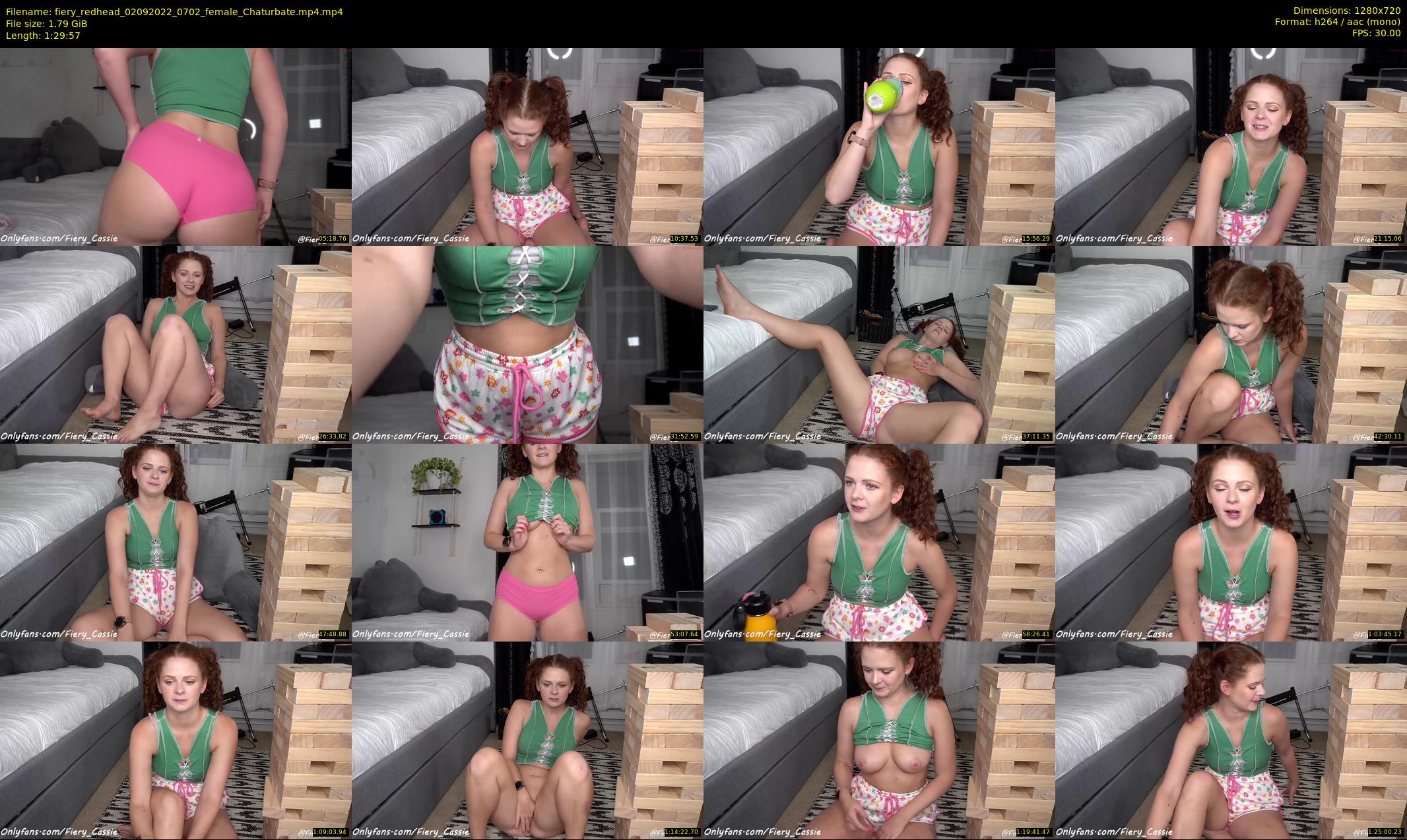 fiery_redhead — 90 minute Chaturbate female cam show recording, 720p, Sep 2, 2022