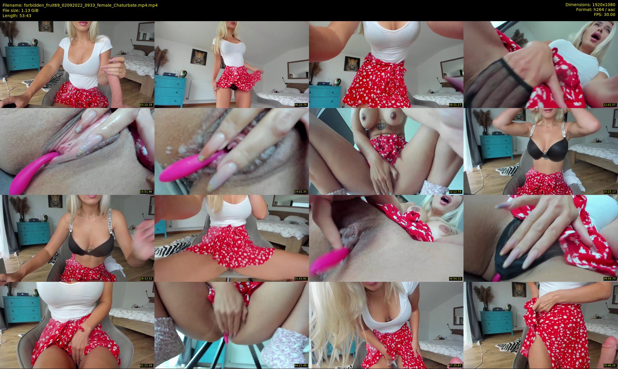forbidden_fruit69 — 54 minute Chaturbate female cam show recording, 1080p, Sep 2, 2022