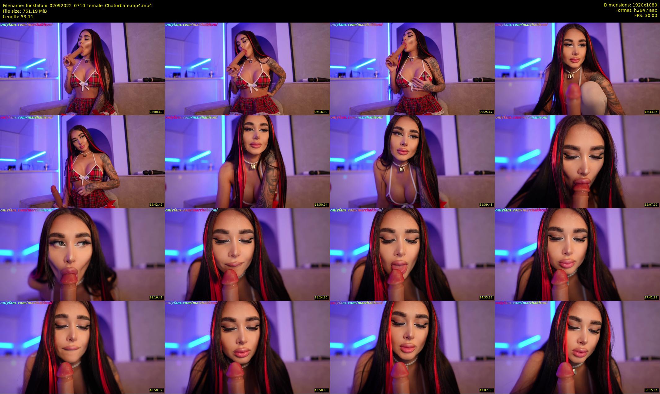 fuckbitoni — 54 minute Chaturbate couple cam show recording, 1080p, Sep 2, 2022