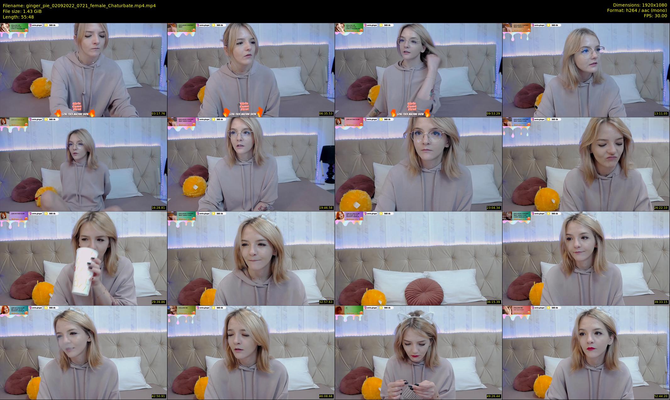 ginger_pie — 56 minute Chaturbate female cam show recording, 1080p, Sep 2, 2022