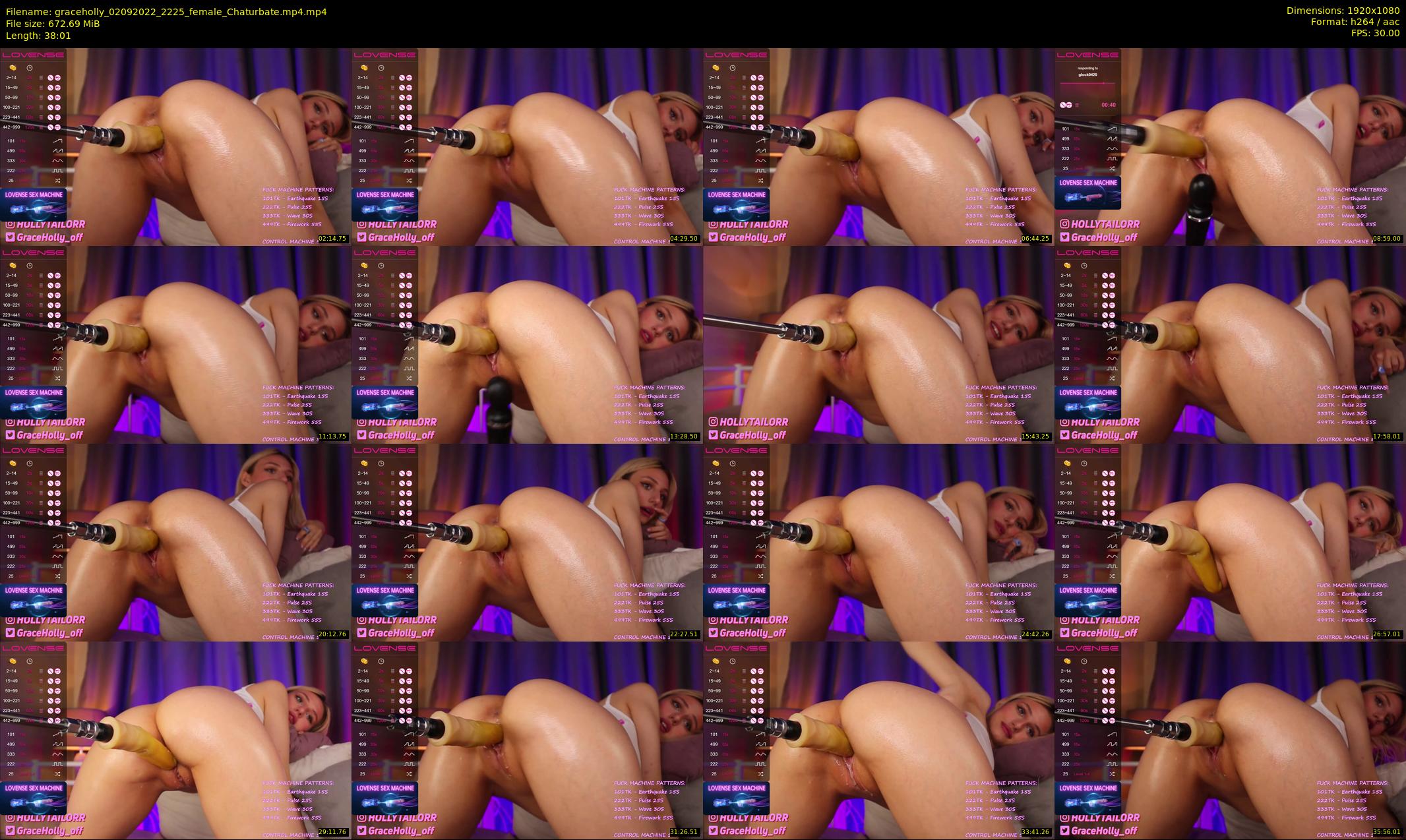 graceholly — 39 minute Chaturbate female cam show recording, 1080p, Sep 2, 2022