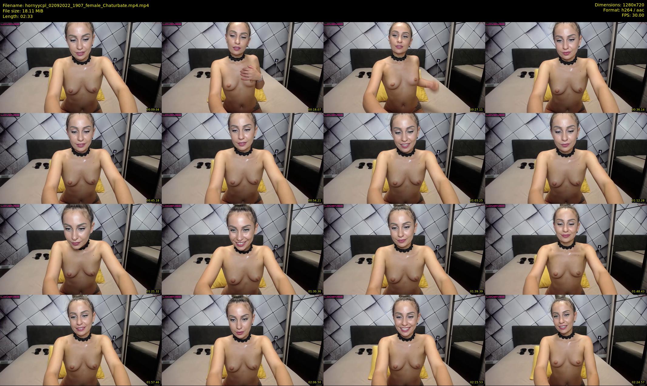 hornyycpl — 3 minute Chaturbate couple cam show recording, 720p, Sep 2, 2022