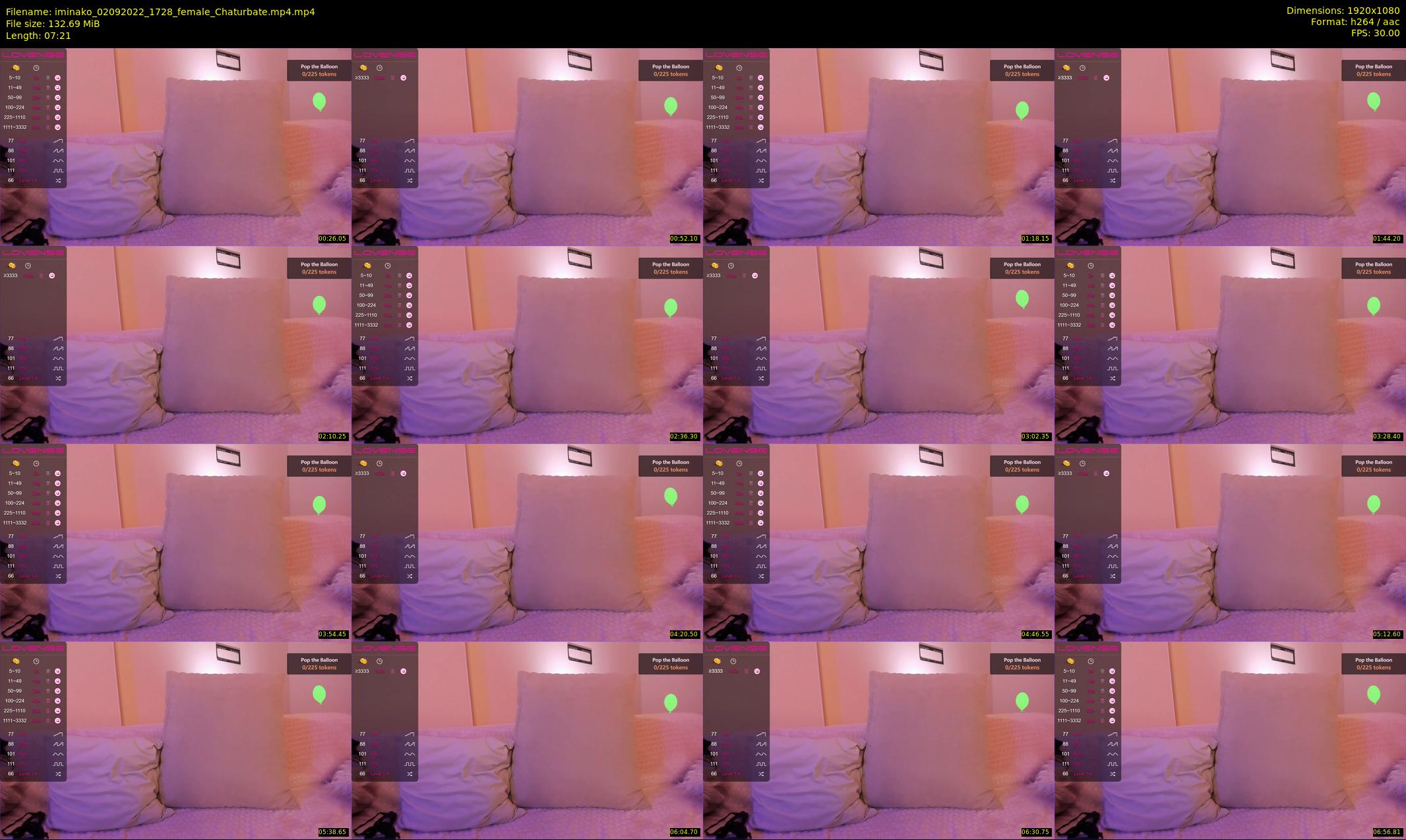 iminako — 8 minute Chaturbate female cam show recording, 1080p, Sep 2, 2022