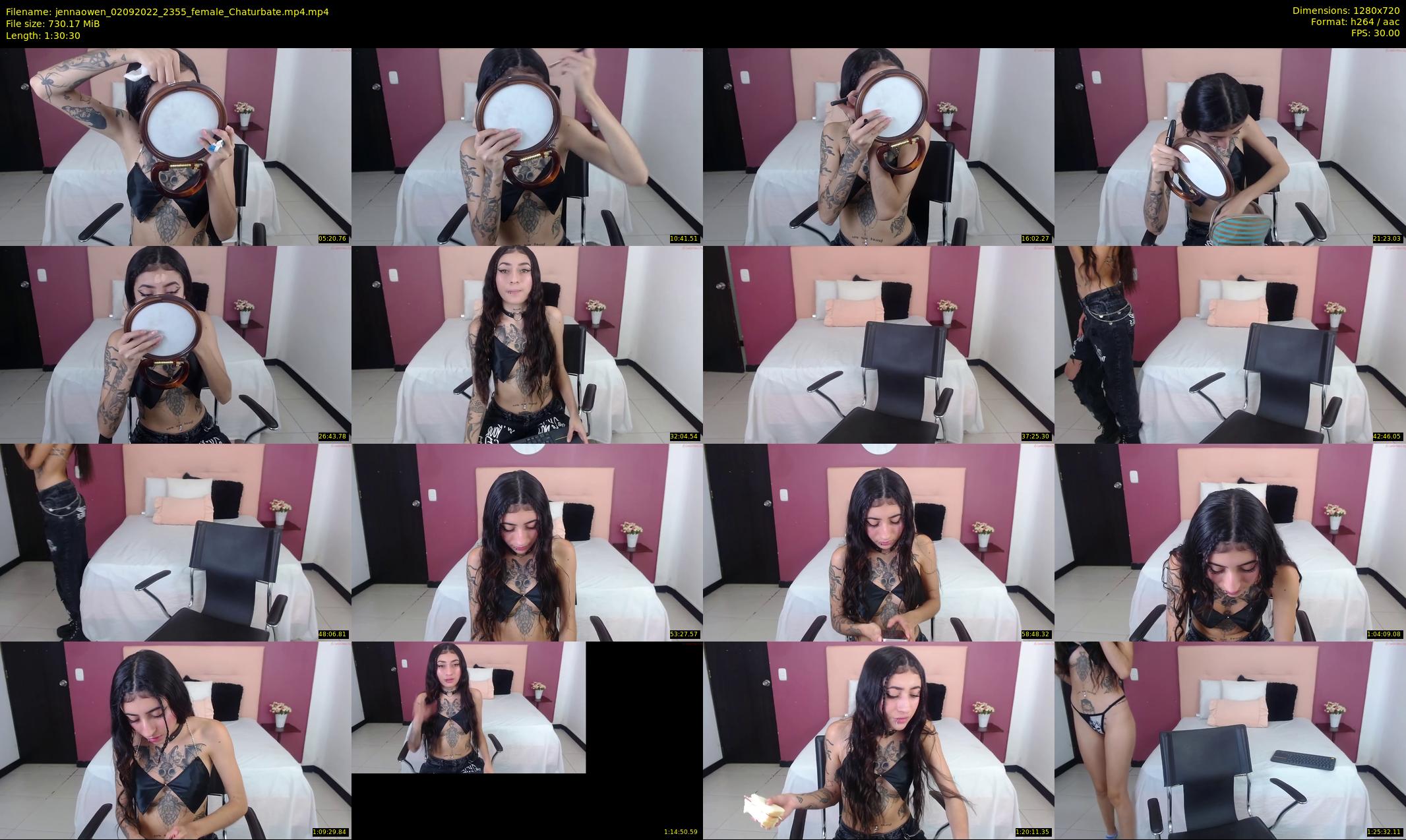 jennaowen — 91 minute Chaturbate female cam show recording, 720p, Sep 2, 2022
