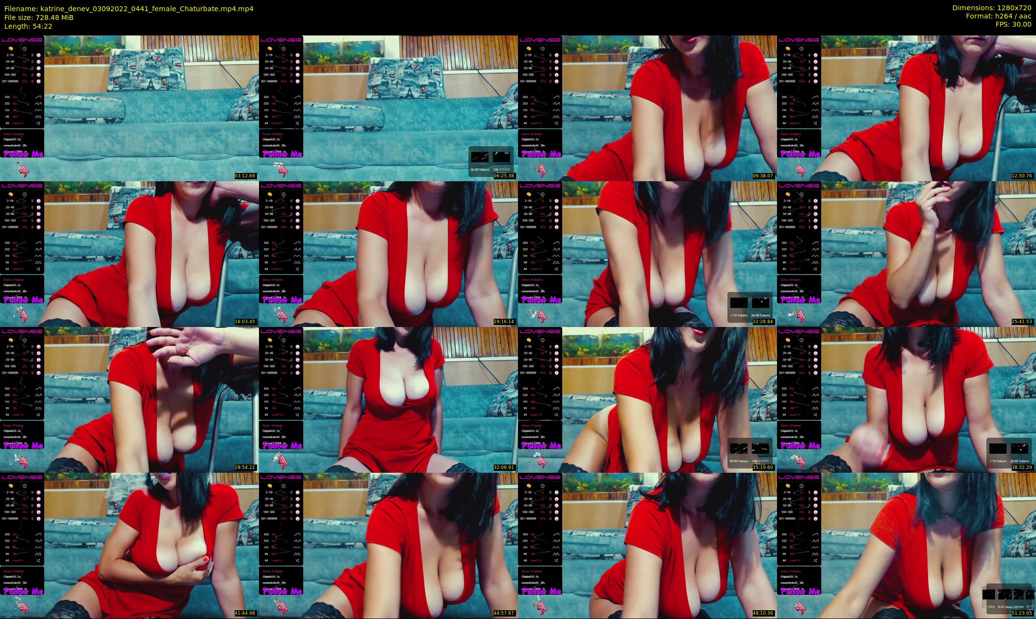 katrine_denev — 55 minute Chaturbate female cam show recording, 720p, Sep 3, 2022