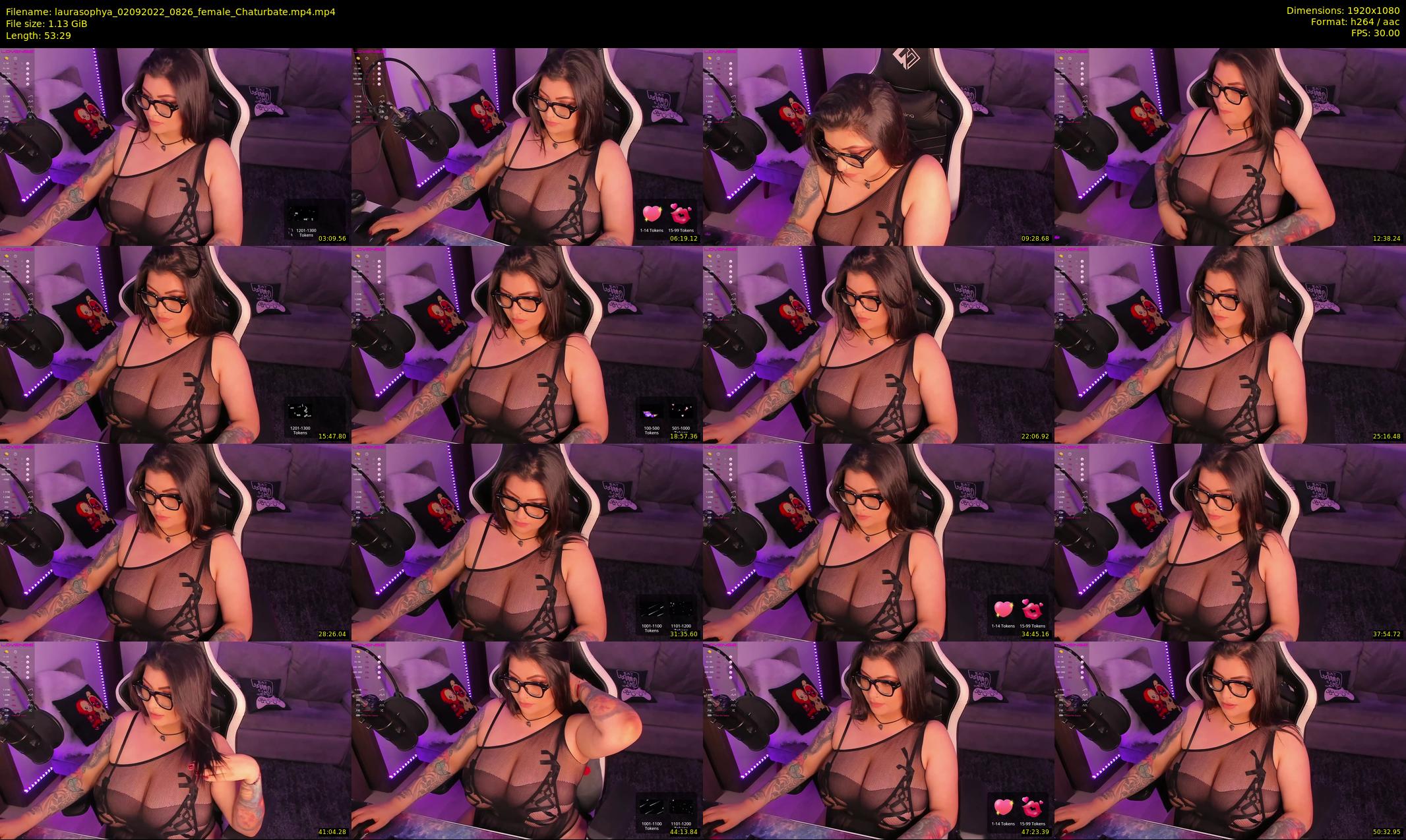 laurasophya — 54 minute Chaturbate female cam show recording, 1080p, Sep 2, 2022