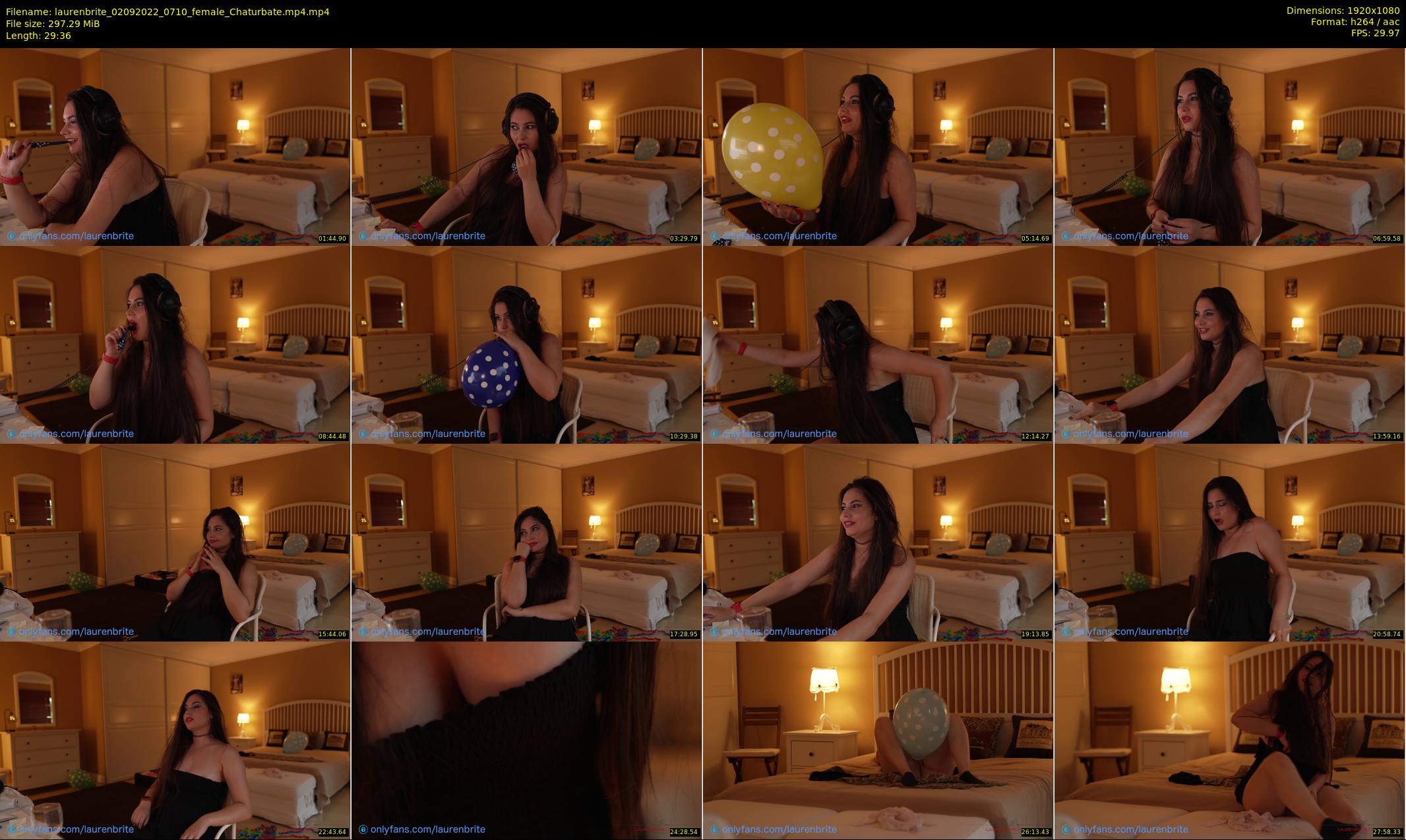 laurenbrite — 30 minute Chaturbate female cam show recording, 1080p, Sep 2, 2022