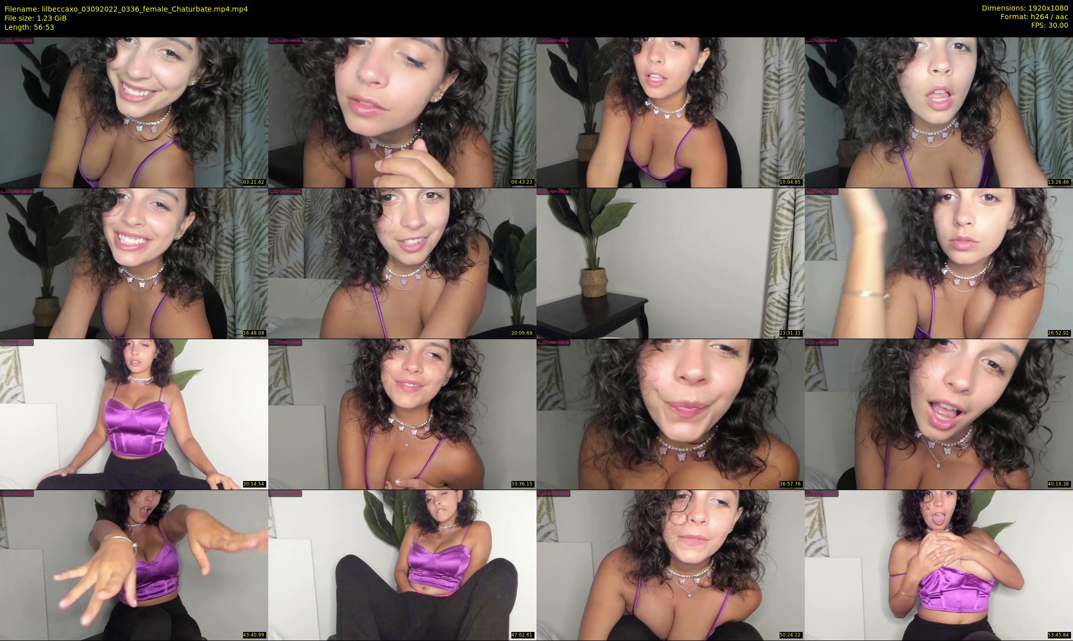 lilbeccaxo — 57 minute Chaturbate female cam show recording, 1080p, Sep 3, 2022