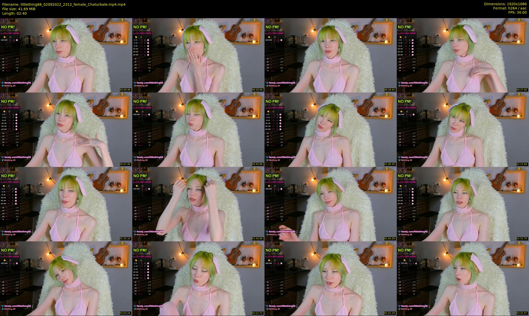 littlething88 — 3 minute Chaturbate female cam show recording, 1080p, Sep 2, 2022