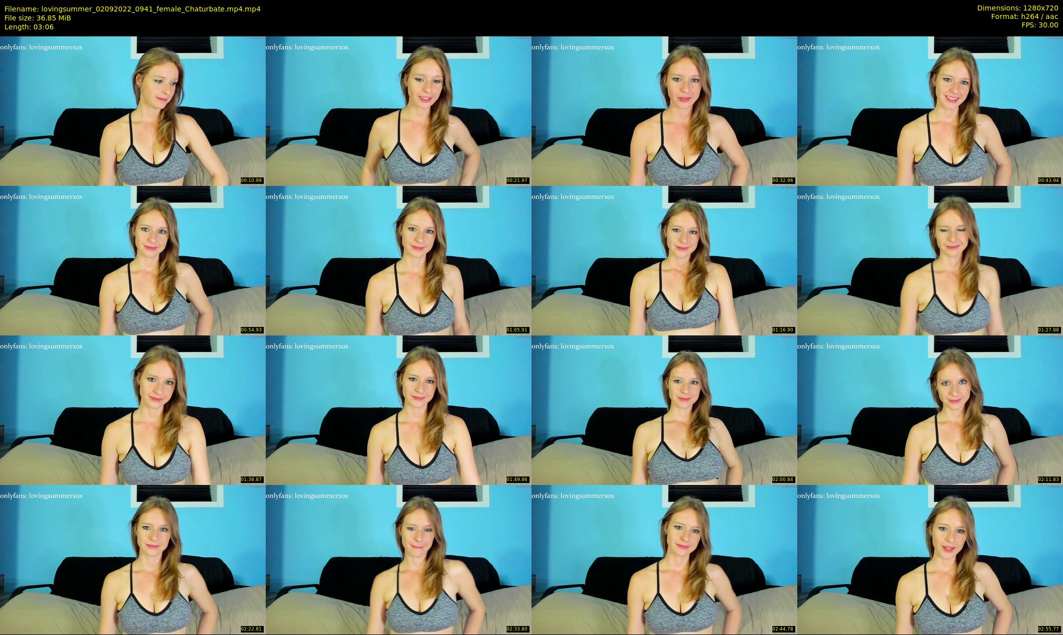 lovingsummer — 4 minute Chaturbate female cam show recording, 720p, Sep 2, 2022