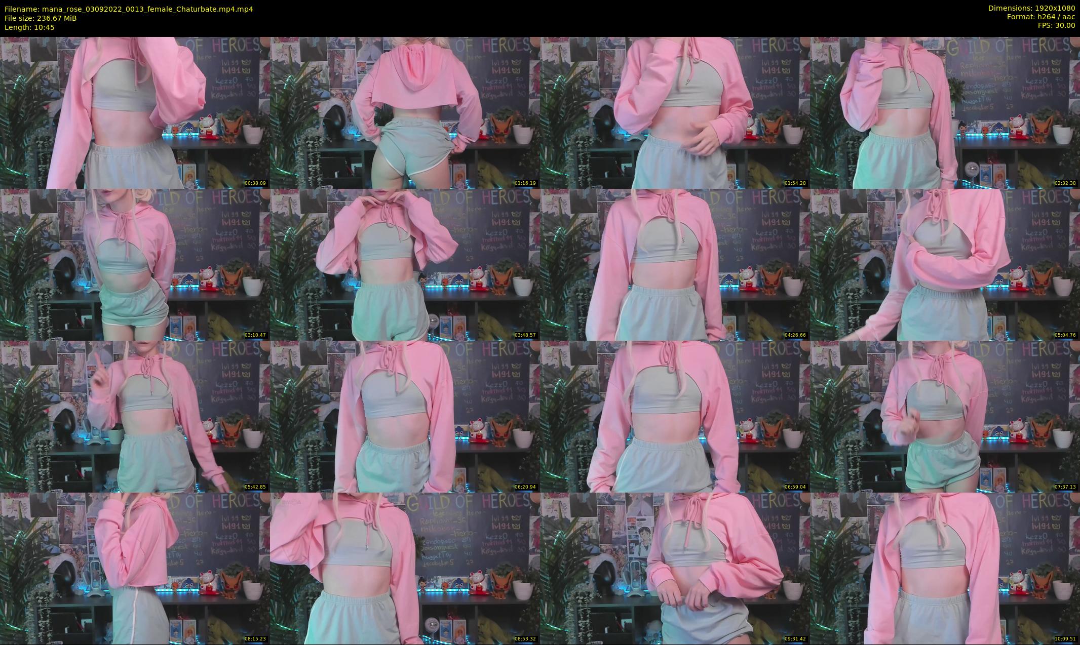 mana_rose — 11 minute Chaturbate female cam show recording, 1080p, Sep 3, 2022