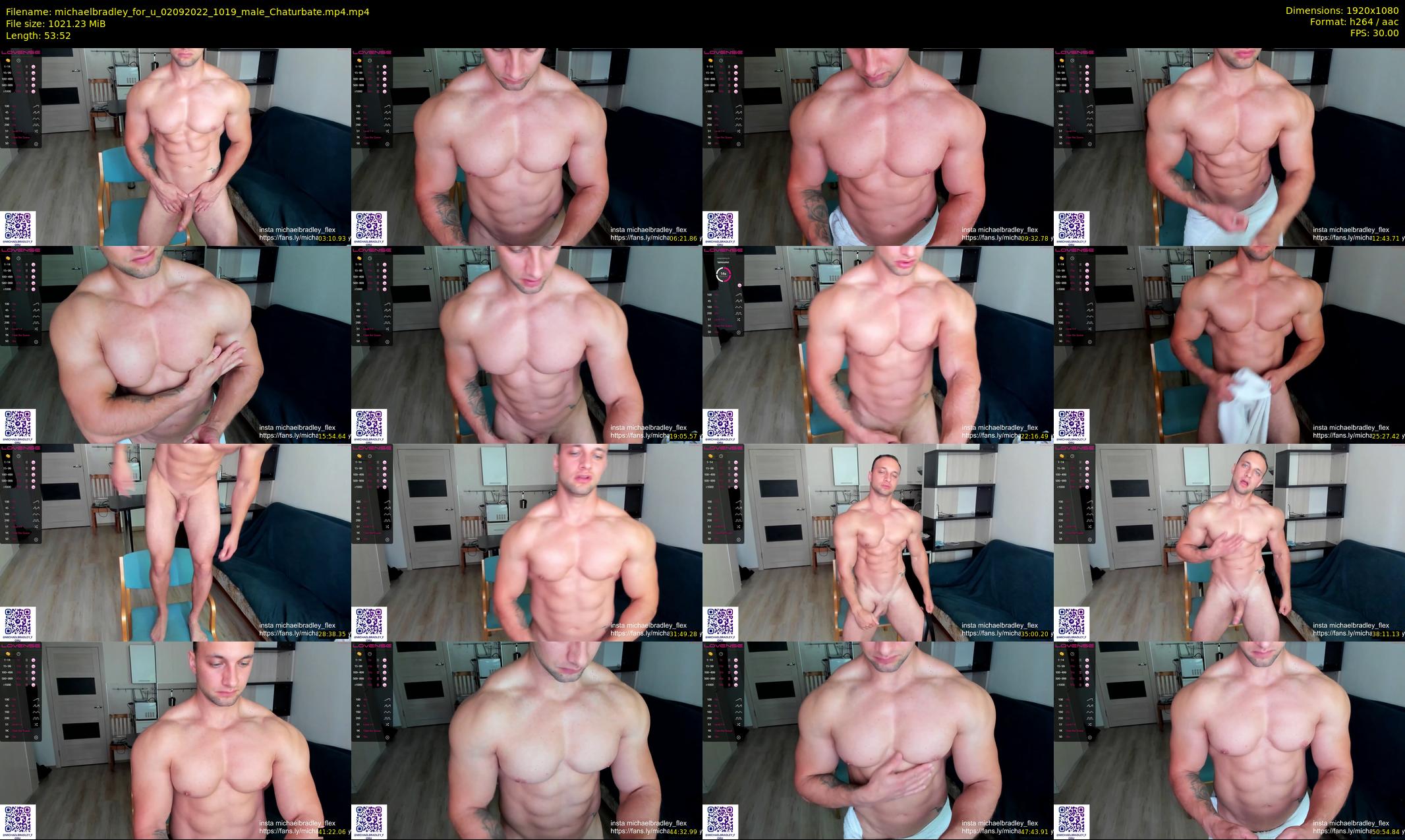 michaelbradley_for_u — 54 minute Chaturbate male cam show recording, 1080p, Sep 2, 2022