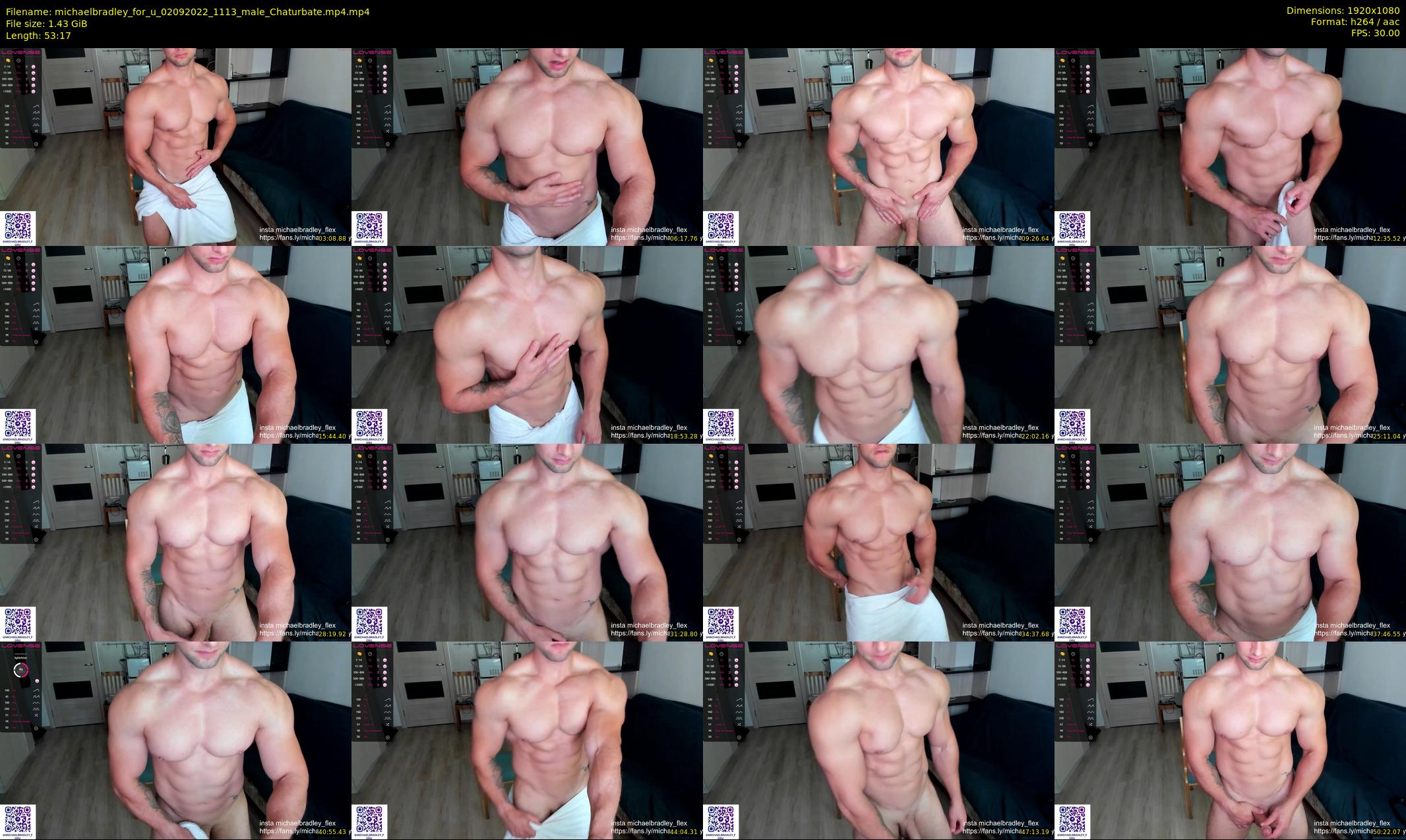 michaelbradley_for_u — 54 minute Chaturbate male cam show recording, 1080p, Sep 2, 2022