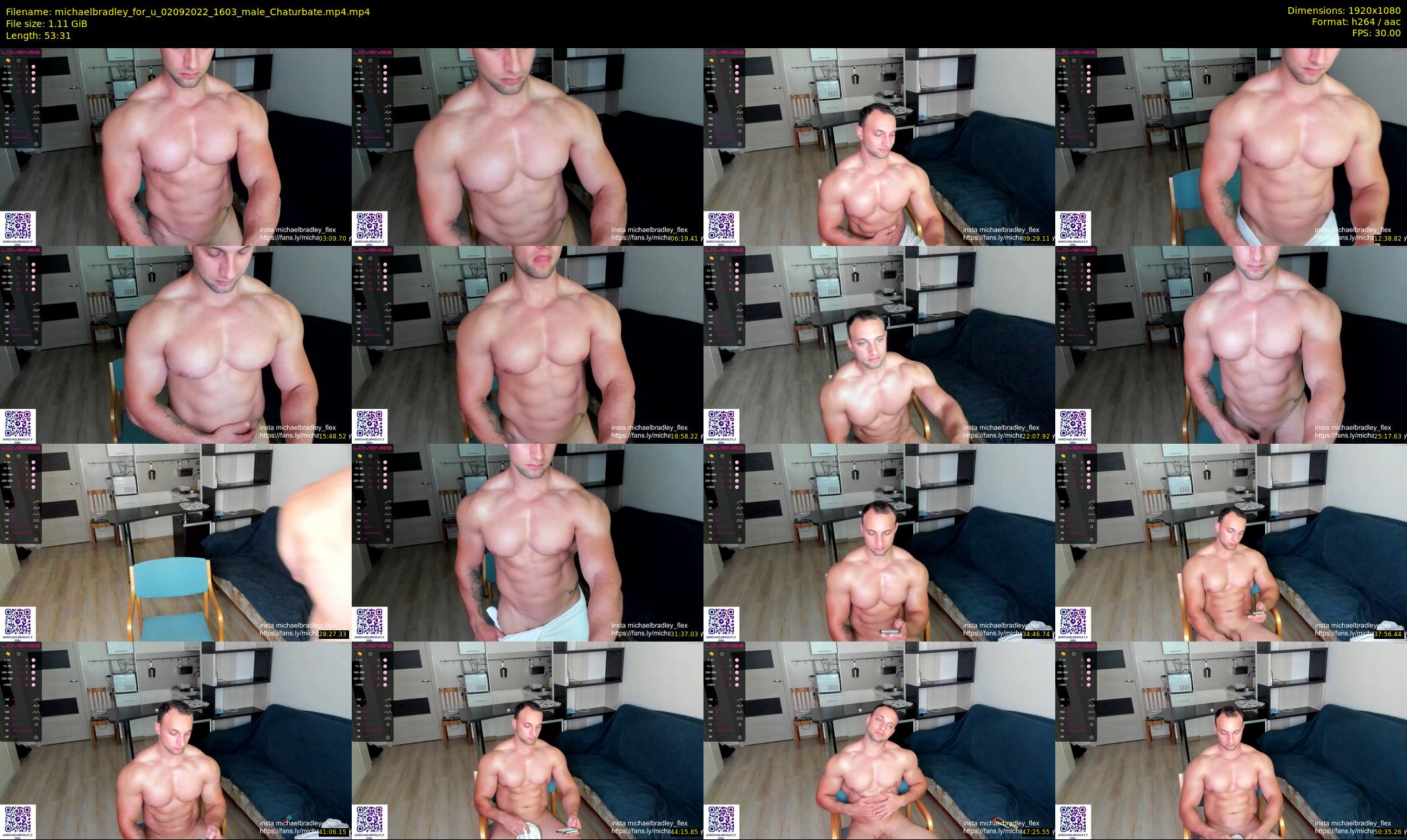 michaelbradley_for_u — 54 minute Chaturbate male cam show recording, 1080p, Sep 2, 2022