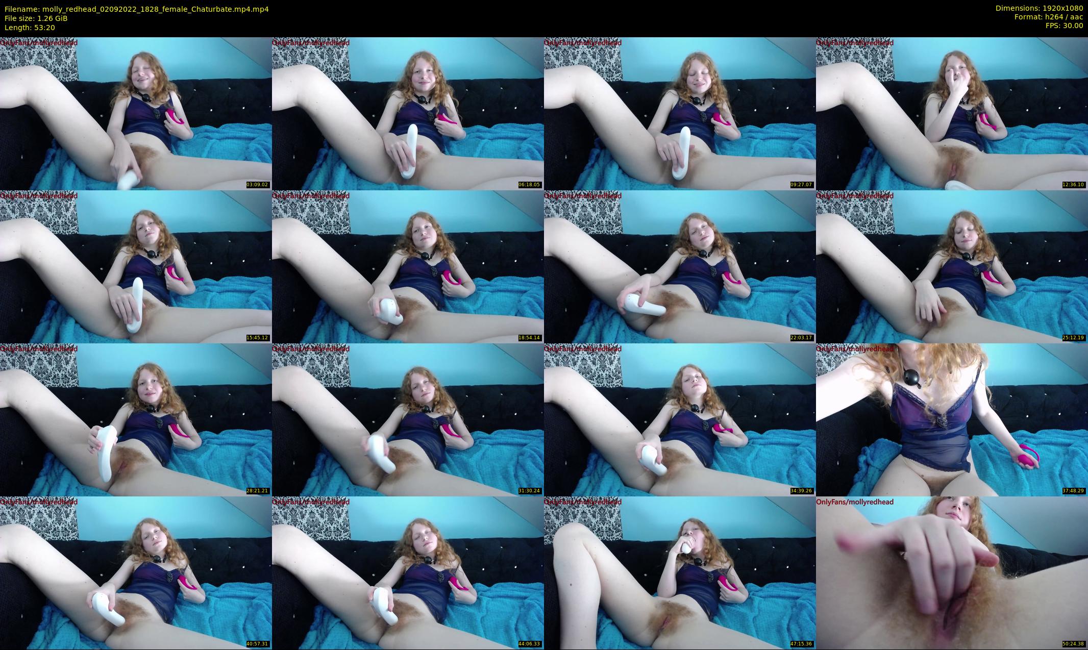 molly_redhead — 54 minute Chaturbate female cam show recording, 1080p, Sep 2, 2022