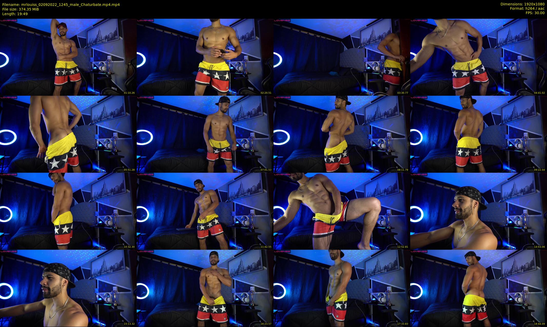 mrlouiss — 20 minute Chaturbate male cam show recording, 1080p, Sep 2, 2022