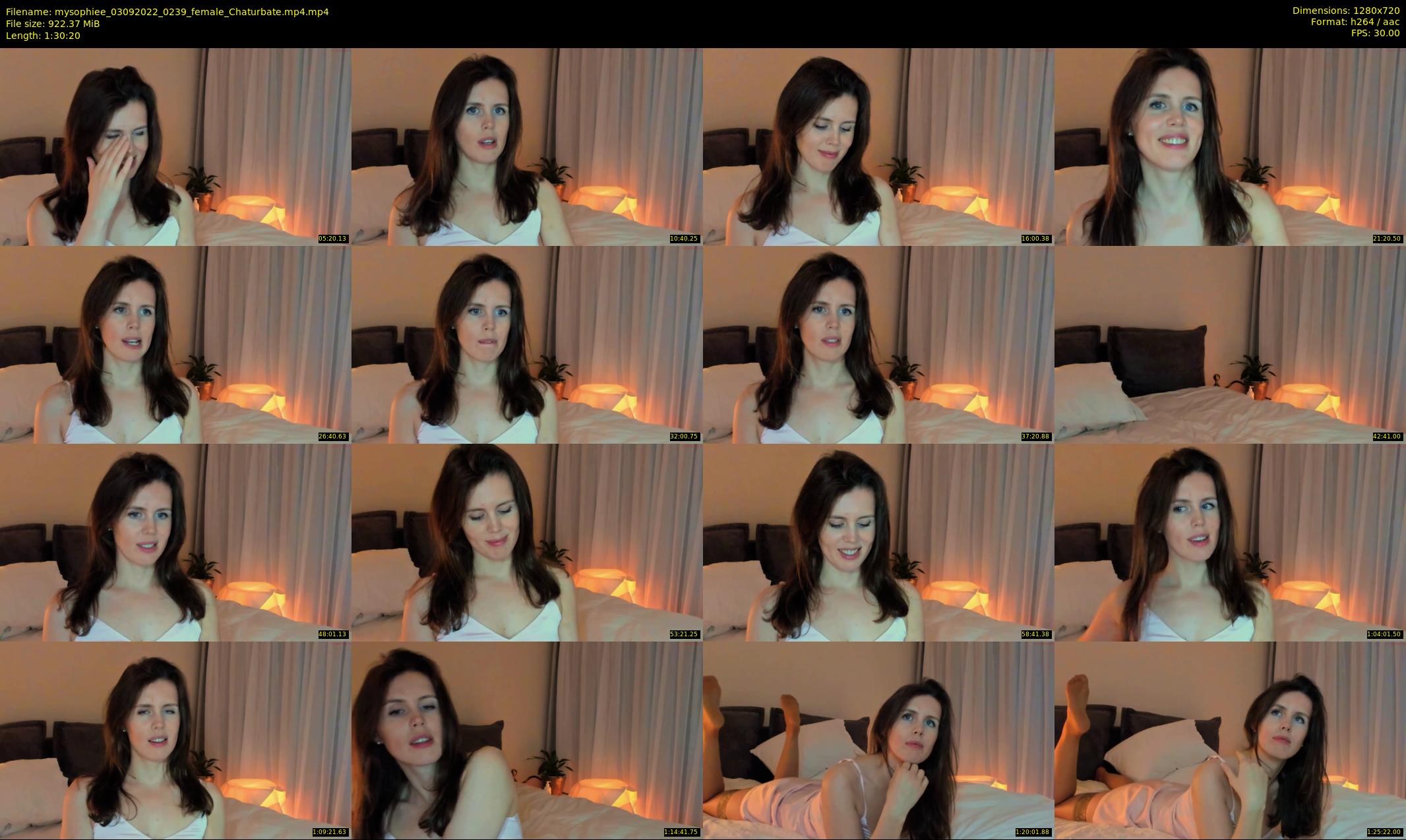 mysophiee — 91 minute Chaturbate female cam show recording, 720p, Sep 3, 2022