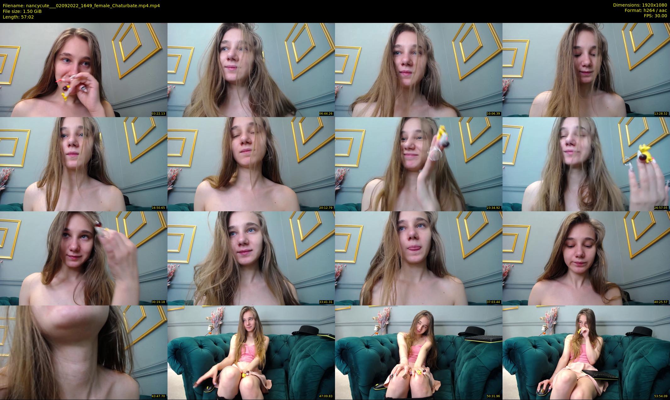 nancycute__ — 58 minute Chaturbate female cam show recording, 1080p, Sep 2, 2022