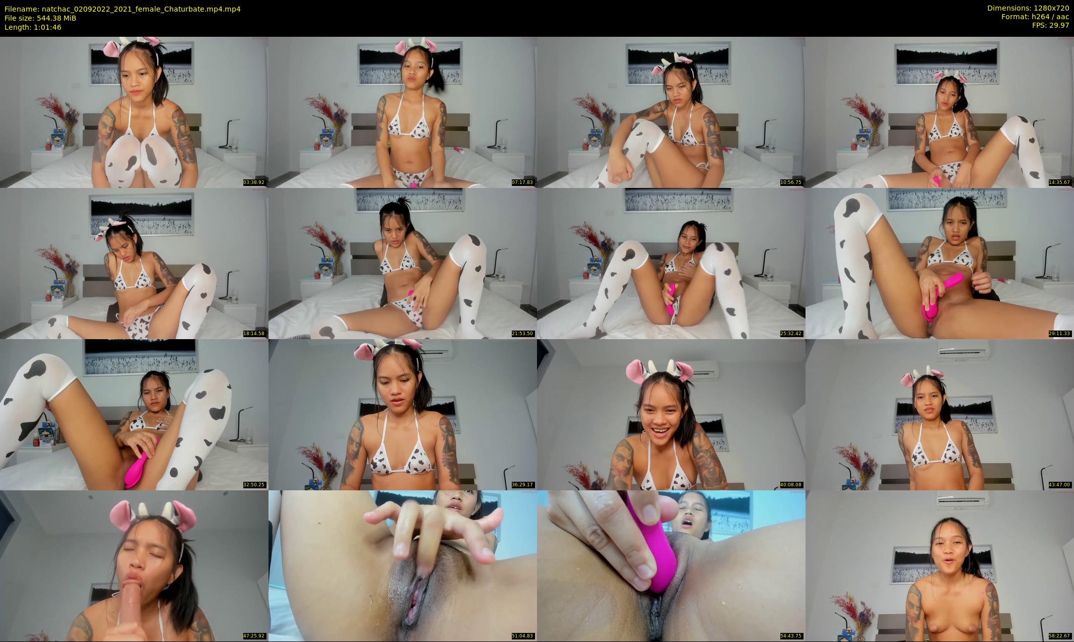 natchac — 62 minute Chaturbate female cam show recording, 720p, Sep 2, 2022