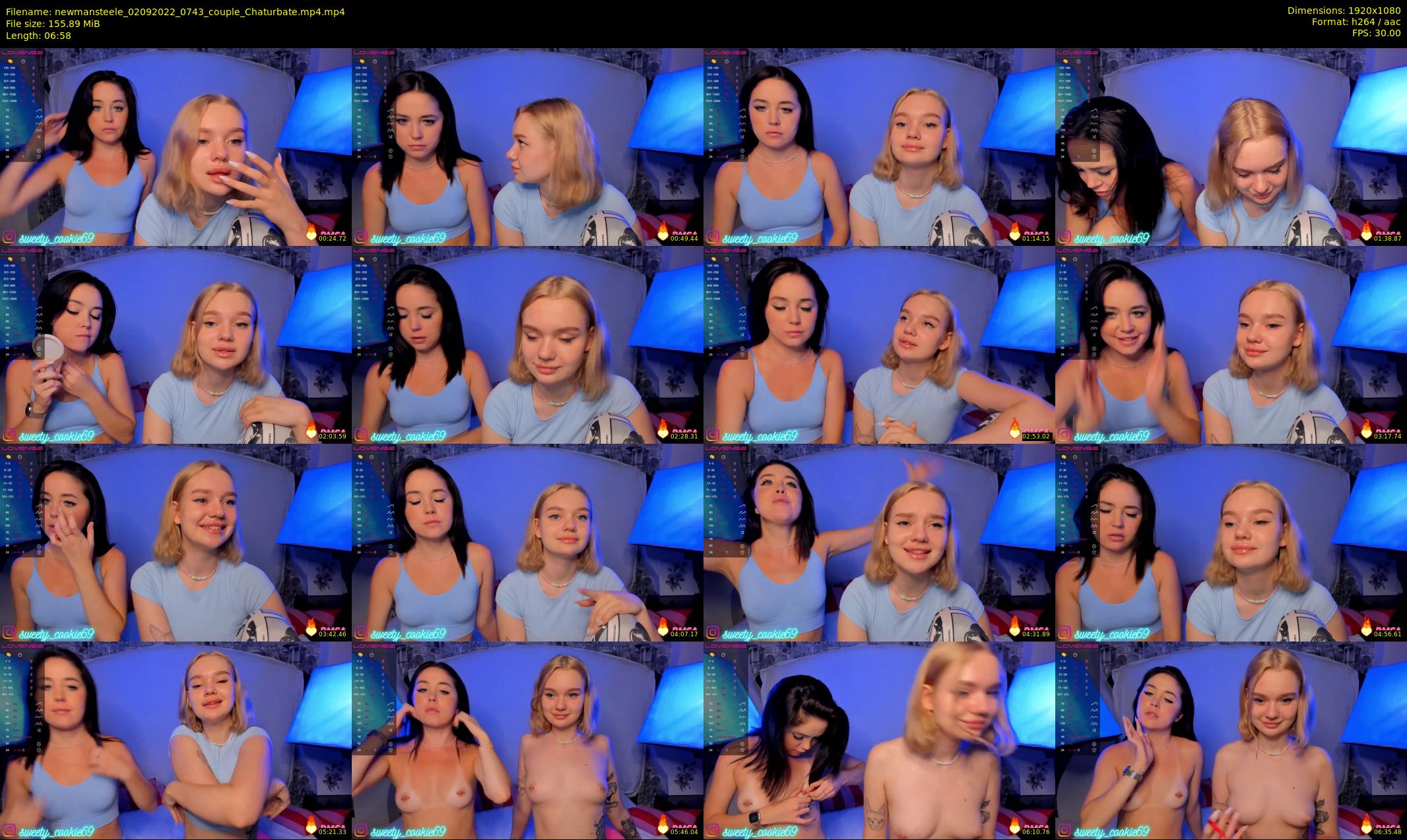 newmansteele — 7 minute Chaturbate couple cam show recording, 1080p, Sep 2, 2022