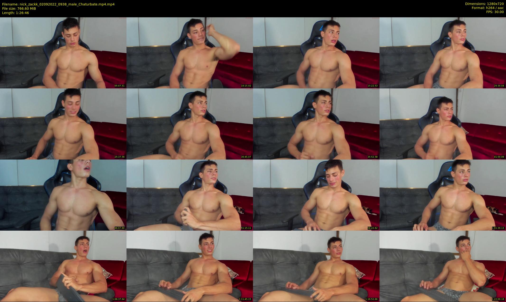 nick_zackk — 87 minute Chaturbate male cam show recording, 720p, Sep 2, 2022