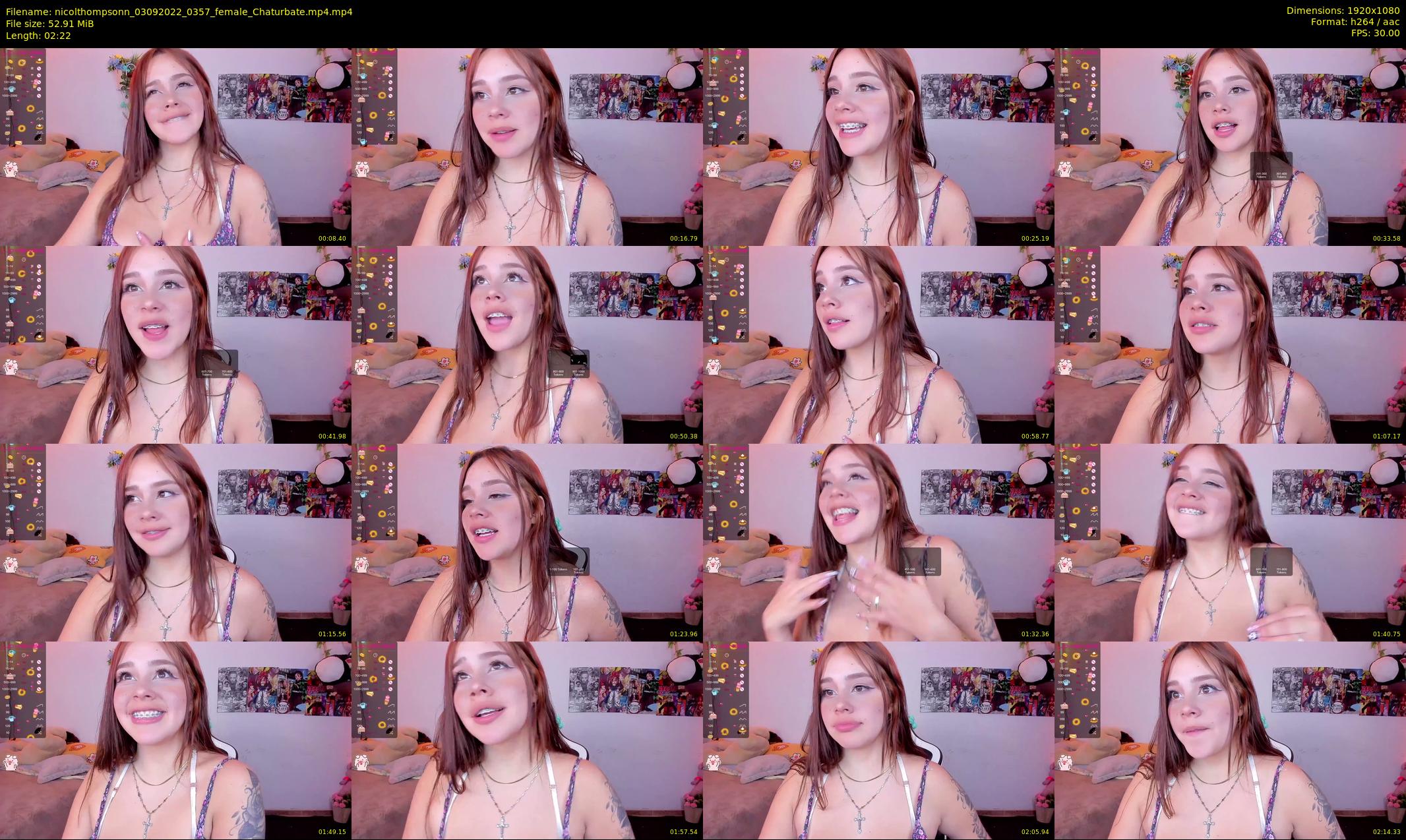 nicolthompsonn — 3 minute Chaturbate female cam show recording, 1080p, Sep 3, 2022