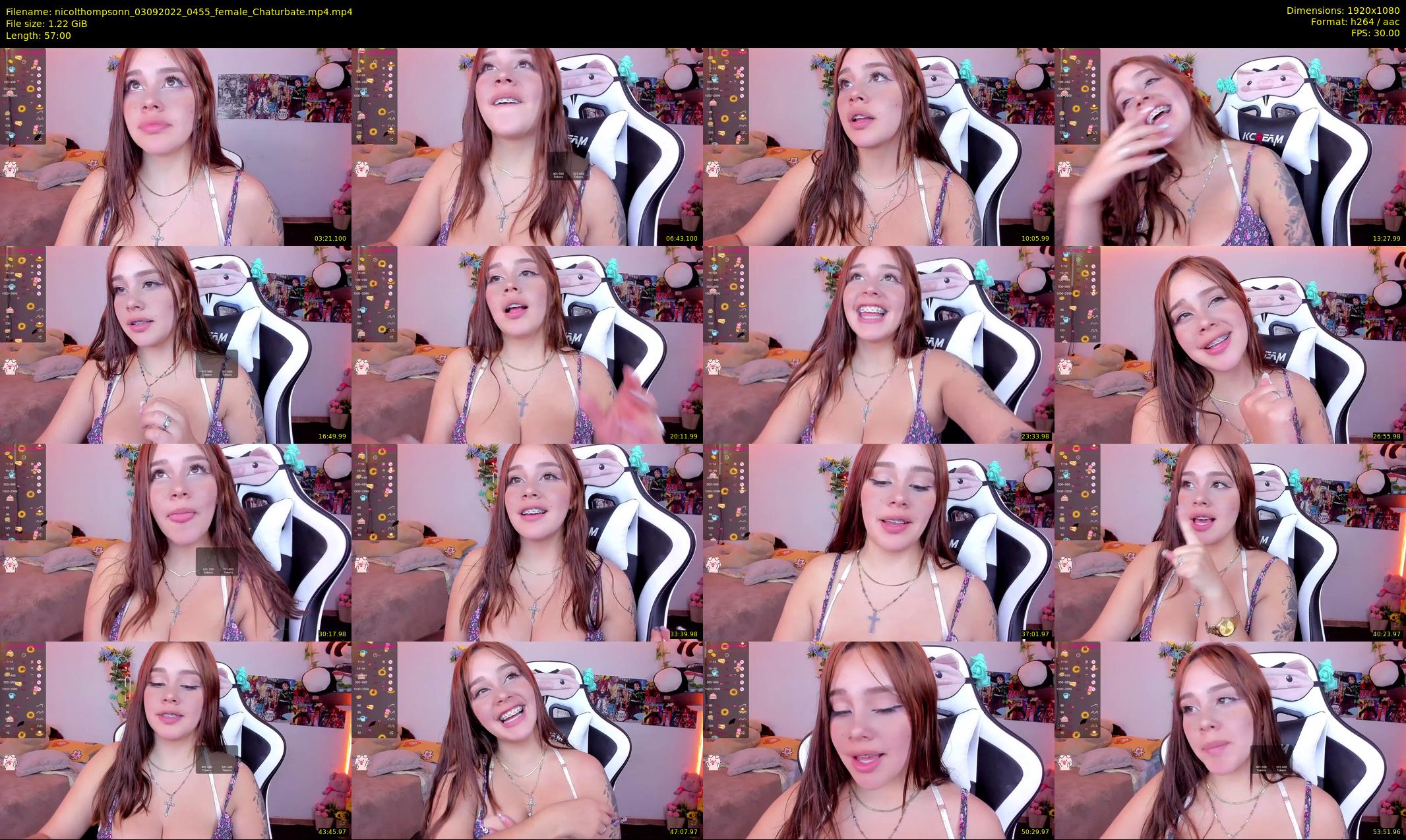 nicolthompsonn — 57 minute Chaturbate female cam show recording, 1080p, Sep 3, 2022