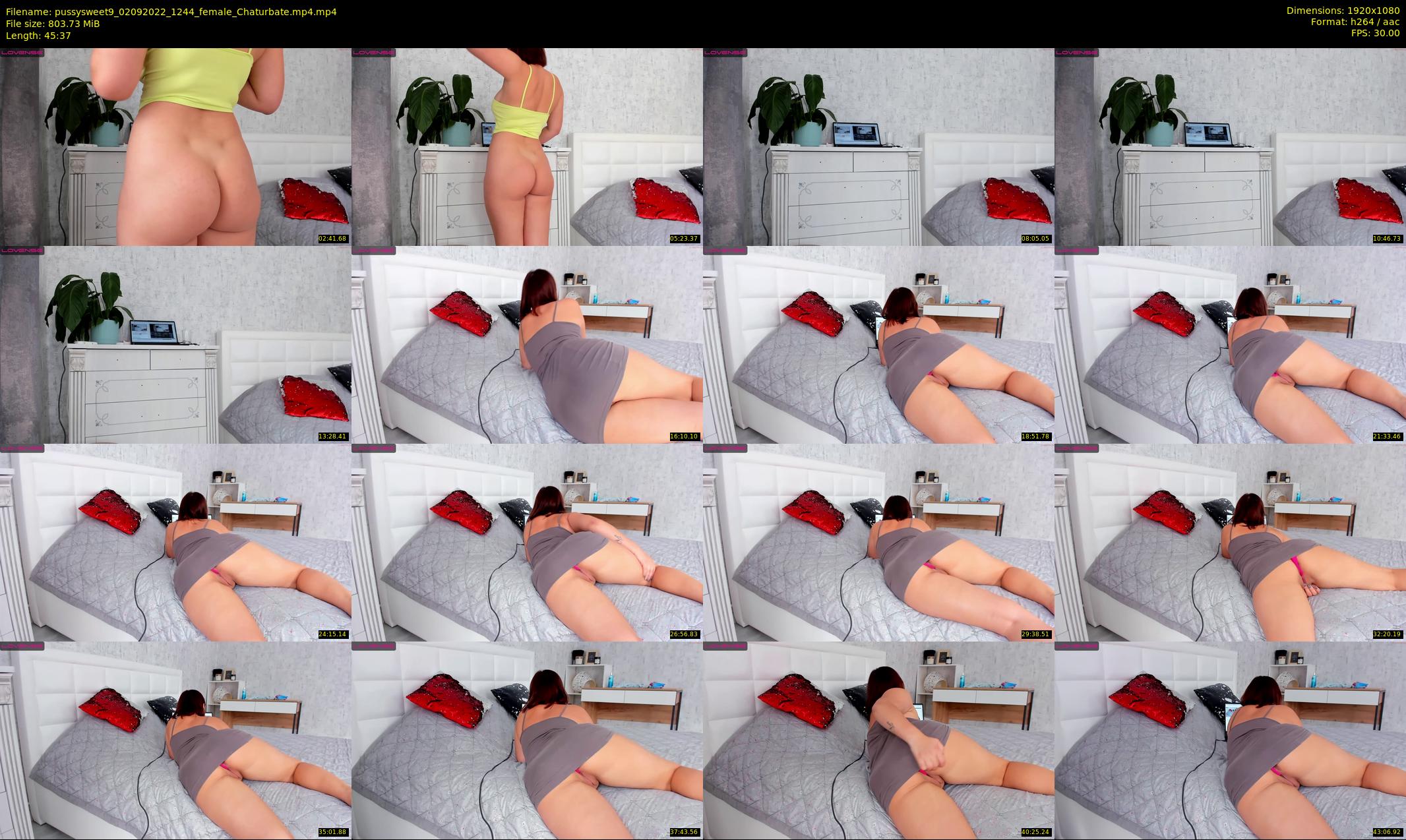 pussysweet9 — 46 minute Chaturbate female cam show recording, 1080p, Sep 2, 2022