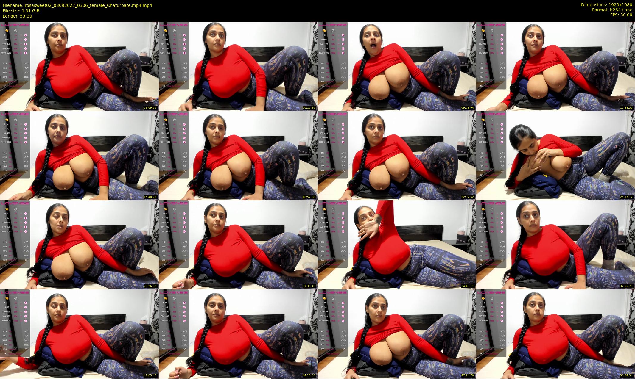 rosasweet02 — 54 minute Chaturbate female cam show recording, 1080p, Sep 3, 2022