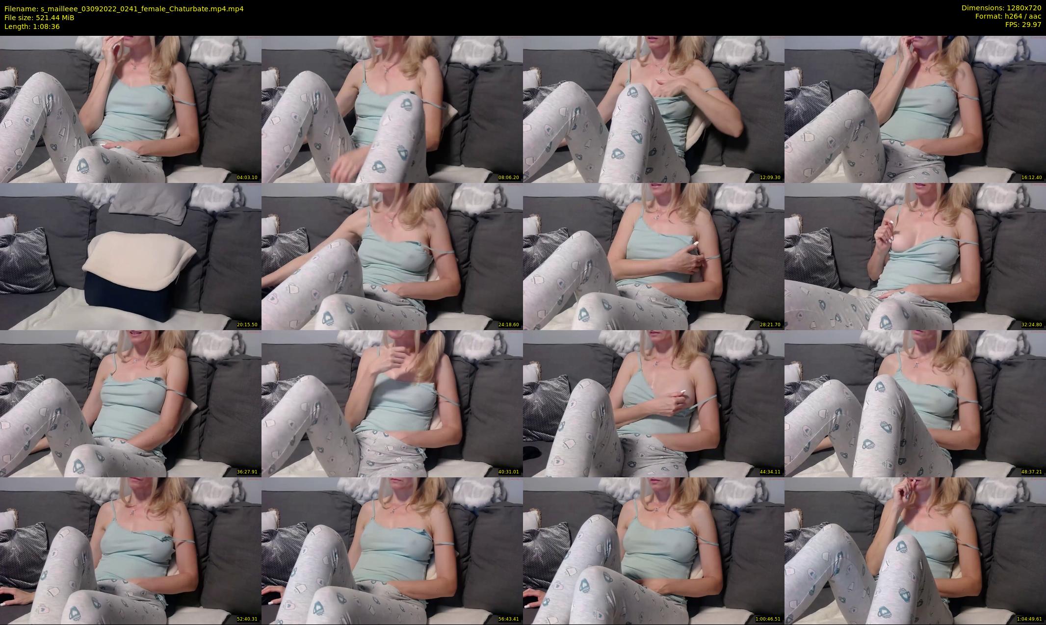 s_mailleee — 69 minute Chaturbate female cam show recording, 720p, Sep 3, 2022