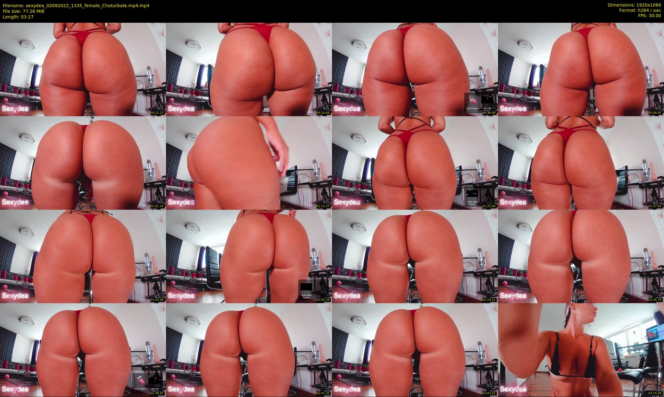 sexydea — 4 minute Chaturbate female cam show recording, 1080p, Sep 2, 2022