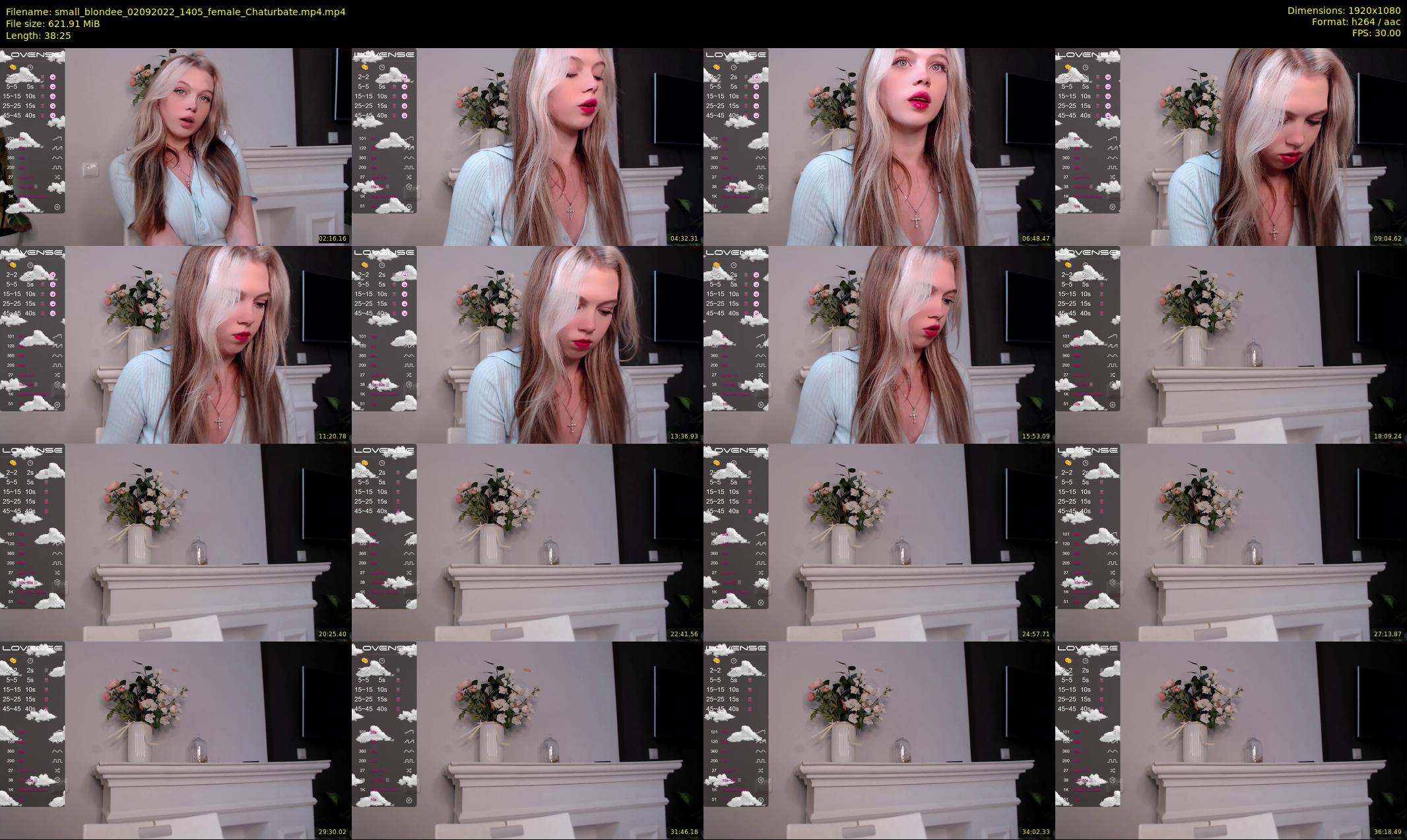 small_blondee — 39 minute Chaturbate female cam show recording, 1080p, Sep 2, 2022