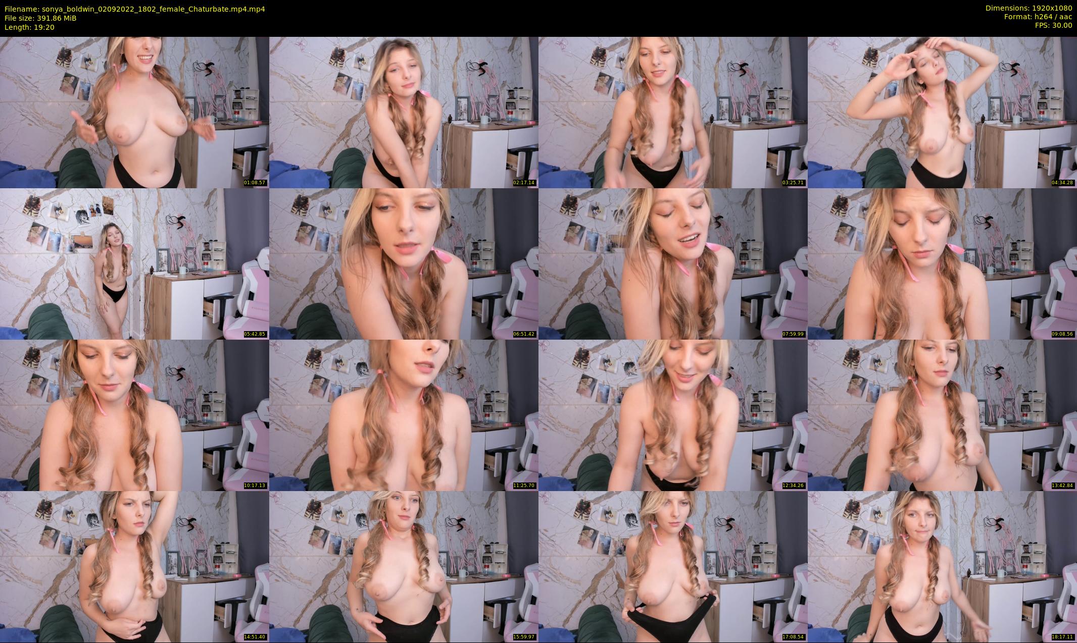 sonya_boldwin — 20 minute Chaturbate female cam show recording, 1080p, Sep 2, 2022