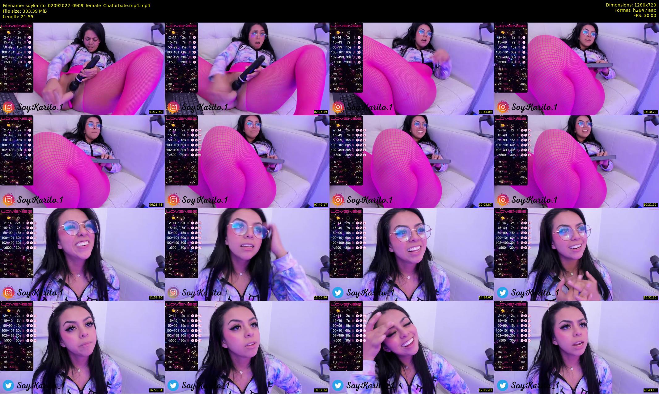 soykarito — 22 minute Chaturbate female cam show recording, 720p, Sep 2, 2022