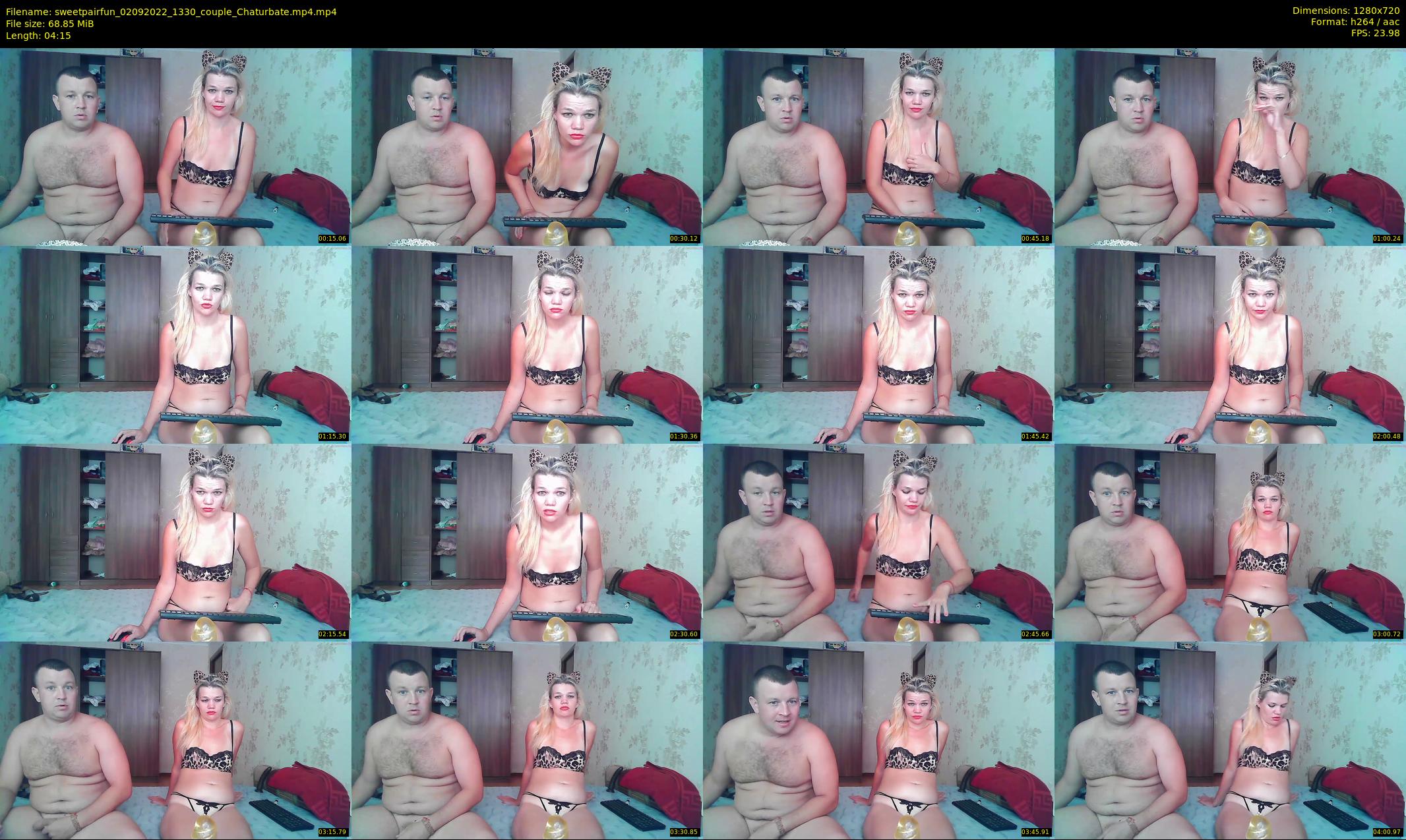 sweetpairfun — 5 minute Chaturbate couple cam show recording, 720p, Sep 2, 2022