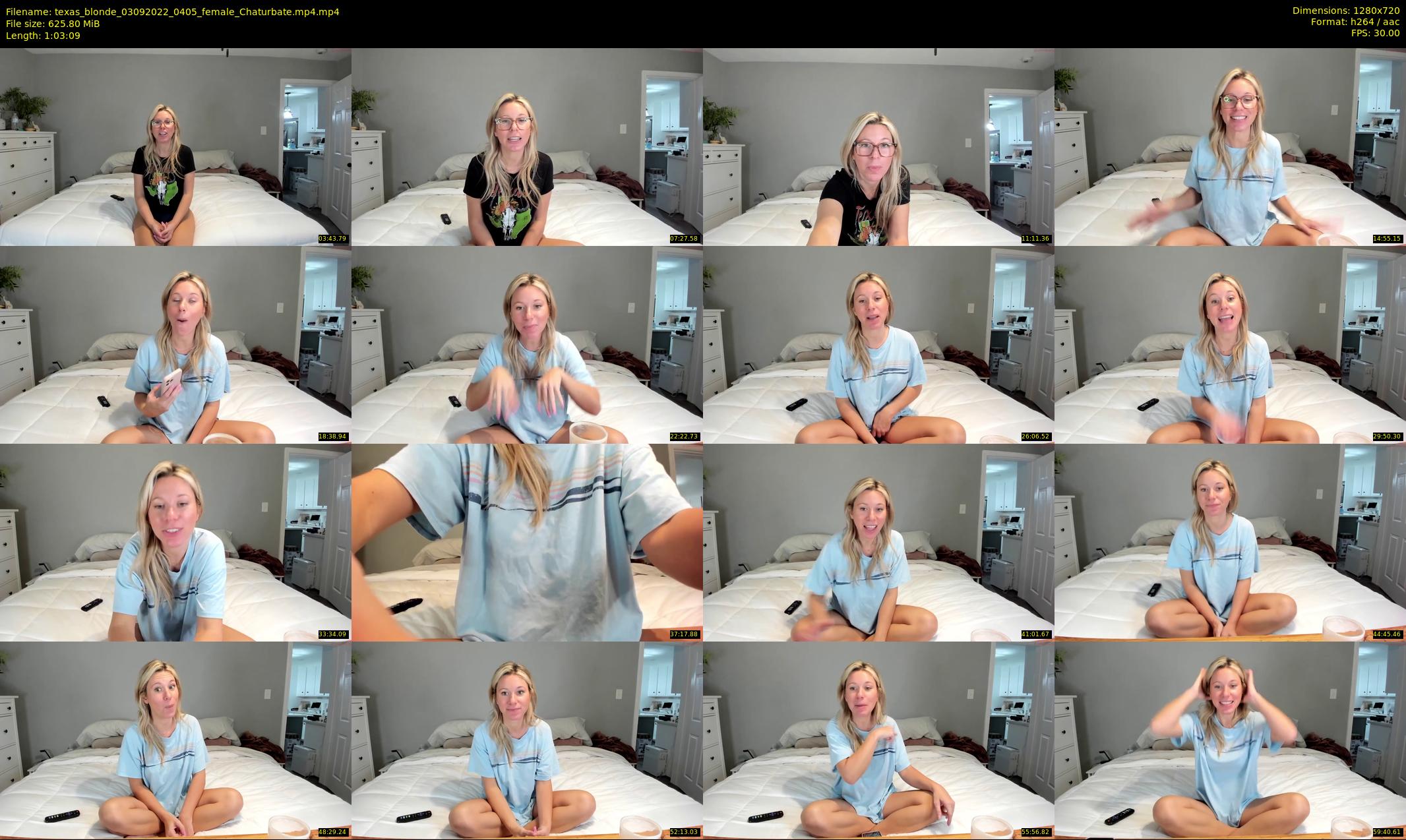 texas_blonde — 64 minute Chaturbate female cam show recording, 720p, Sep 3, 2022