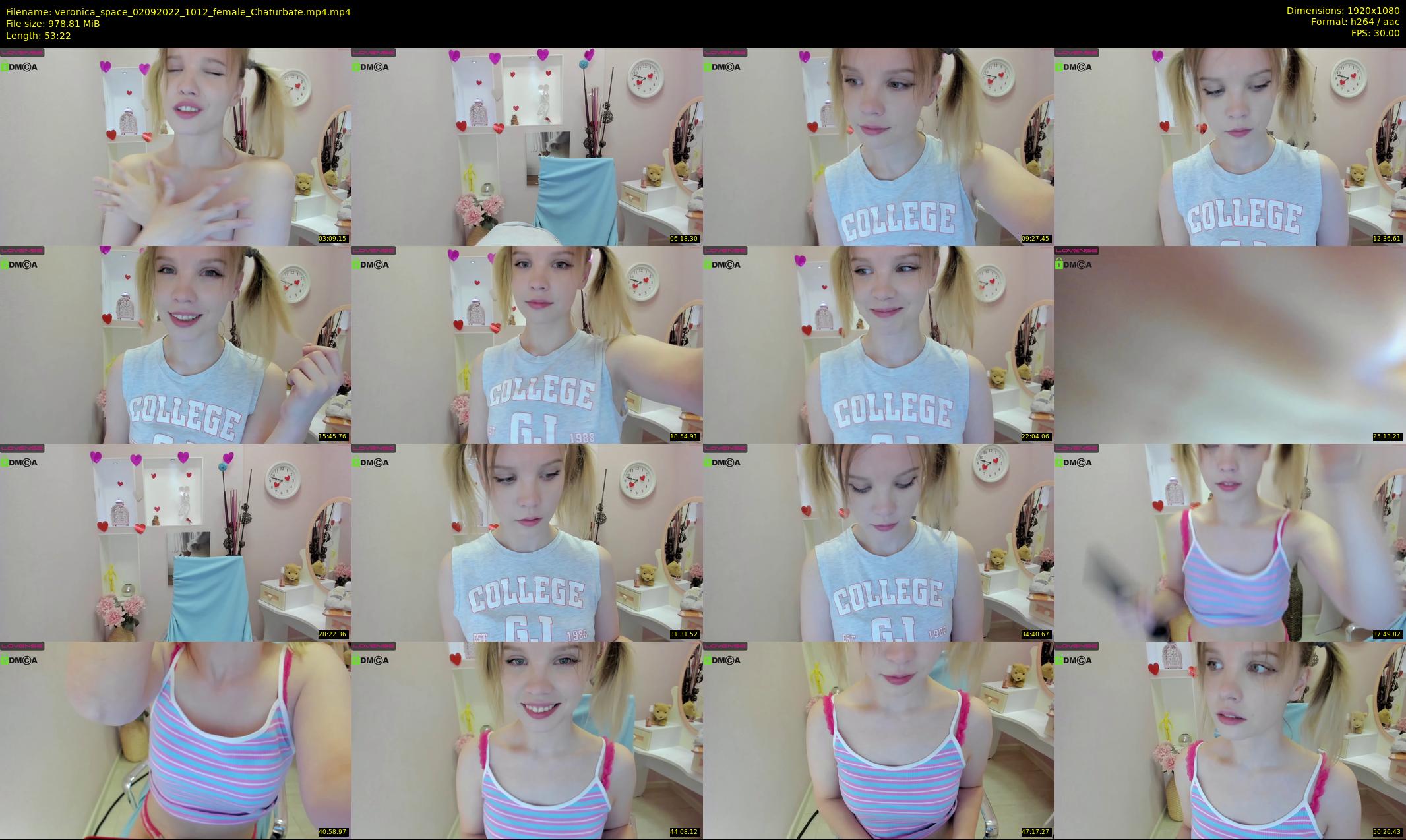 veronica_space — 54 minute Chaturbate female cam show recording, 1080p, Sep 2, 2022