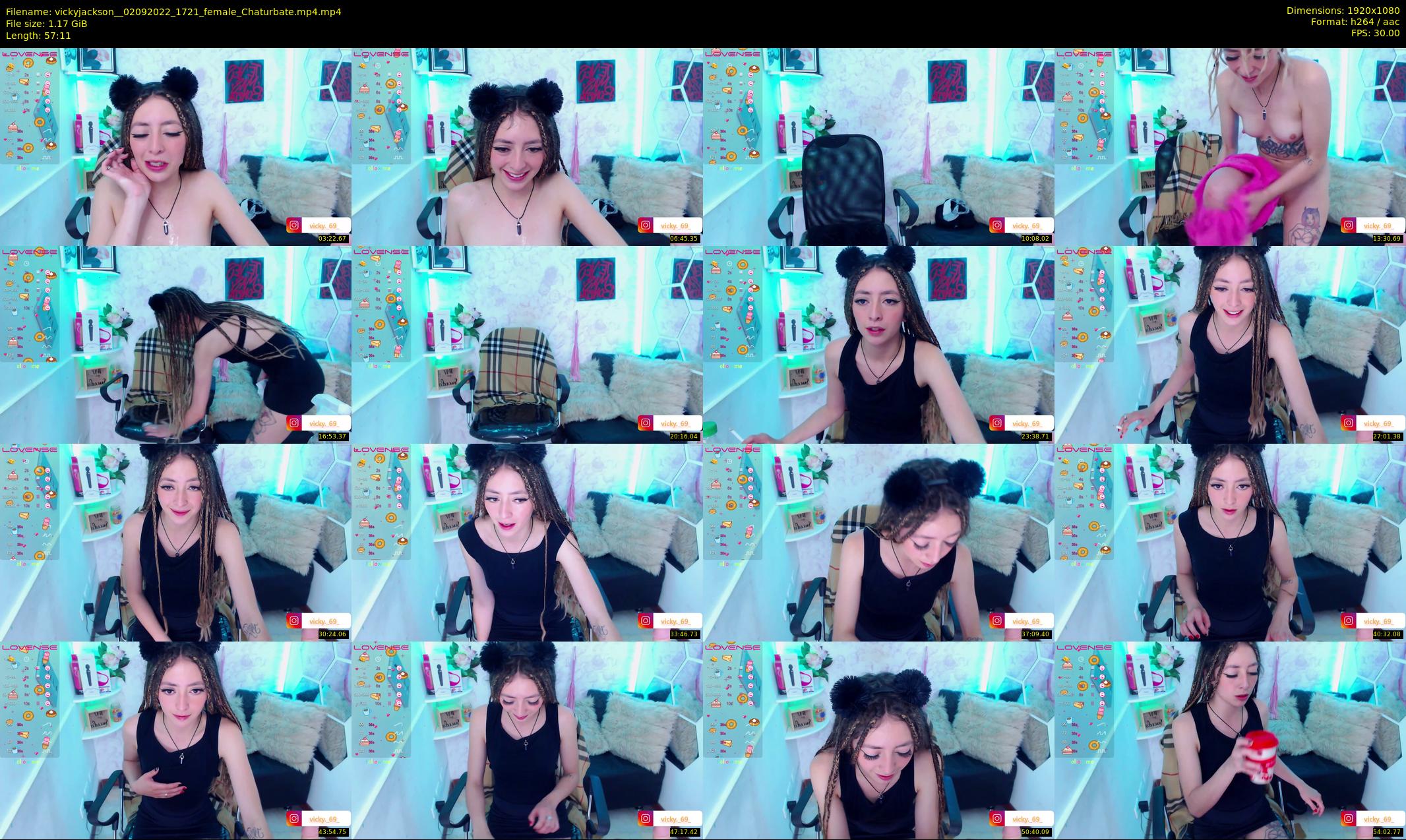 vickyjackson_ — 58 minute Chaturbate female cam show recording, 1080p, Sep 2, 2022